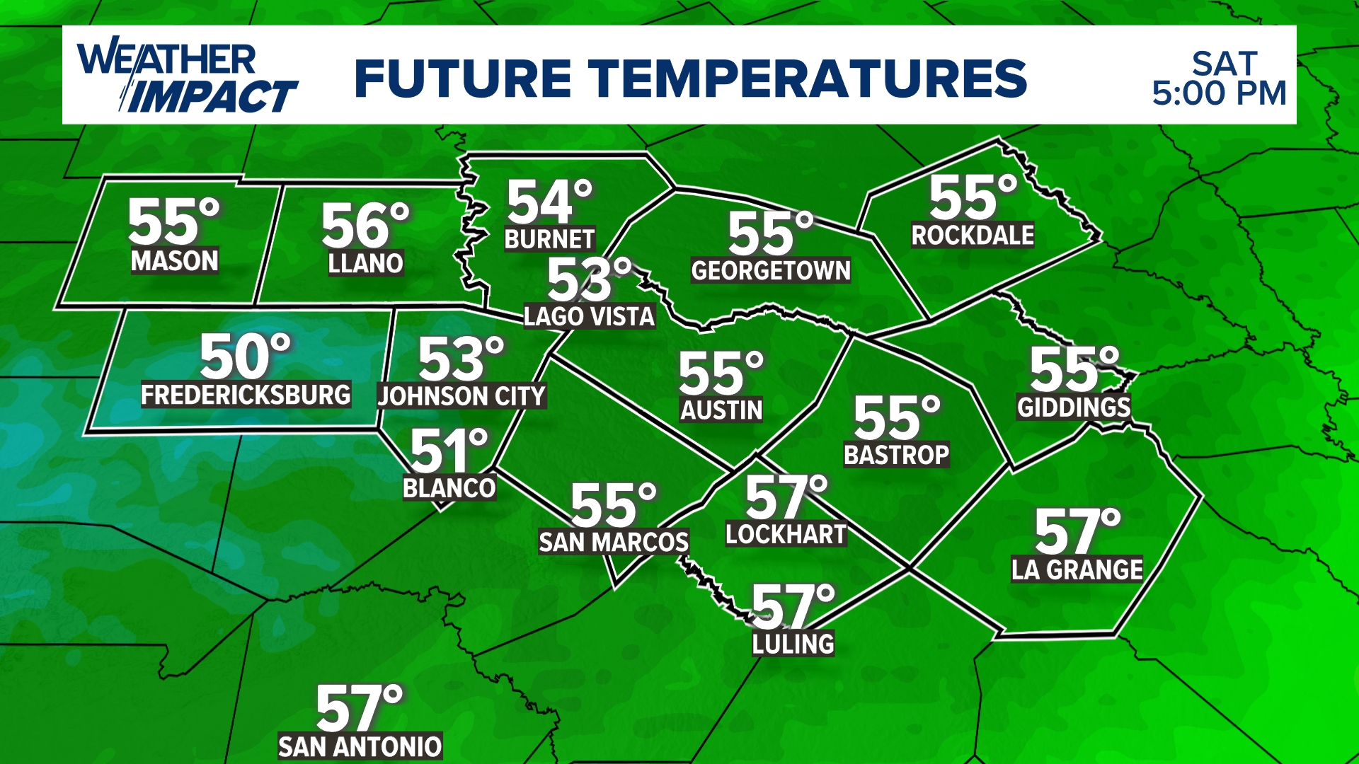 Timeline: When the strong cold front arrives for Central Texas | kvue.com
