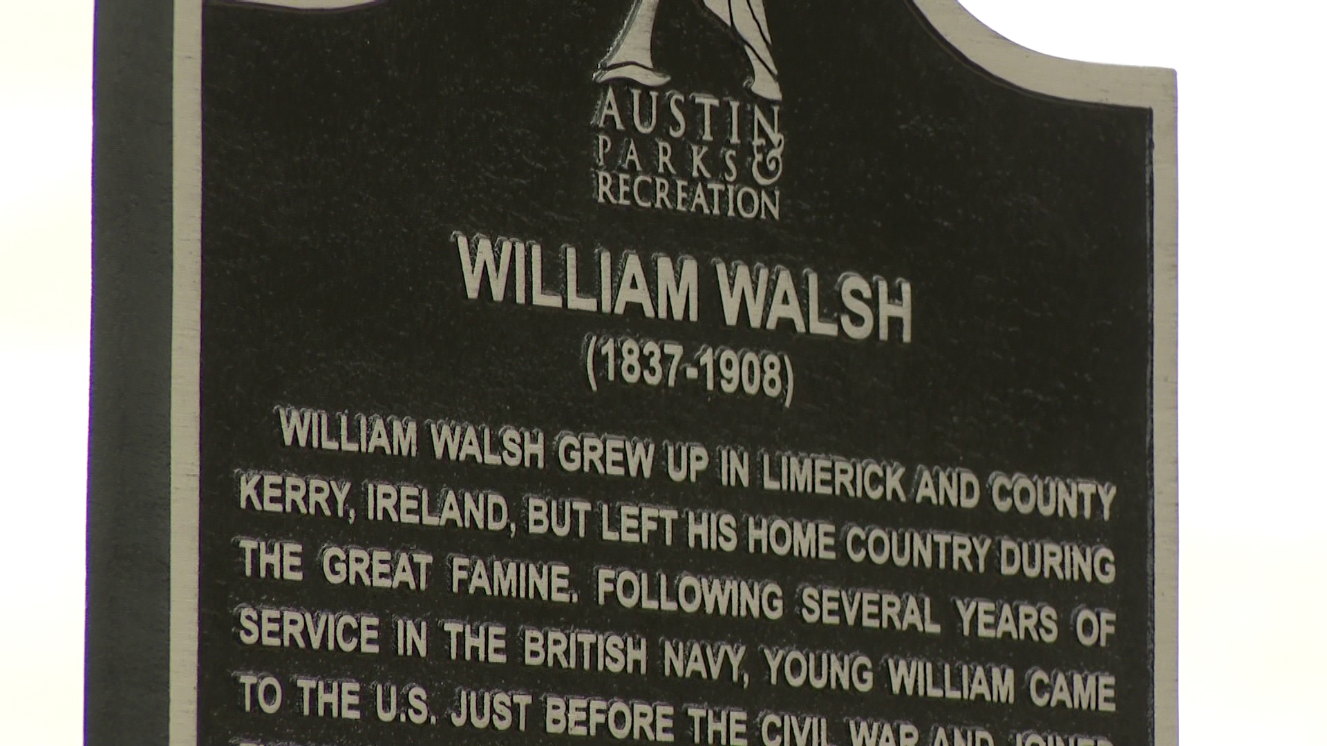 The boat landing was named for William Walsh, who used to own much of the land west of Downtown Austin.