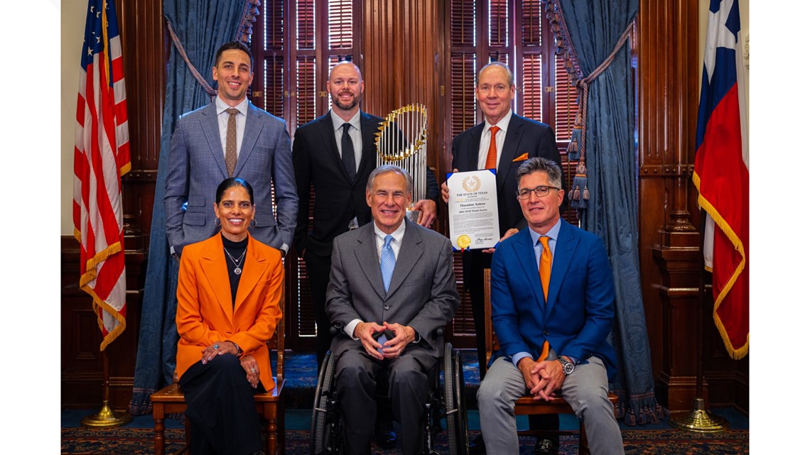 World Series champions Houston Astros honored at Texas Capitol