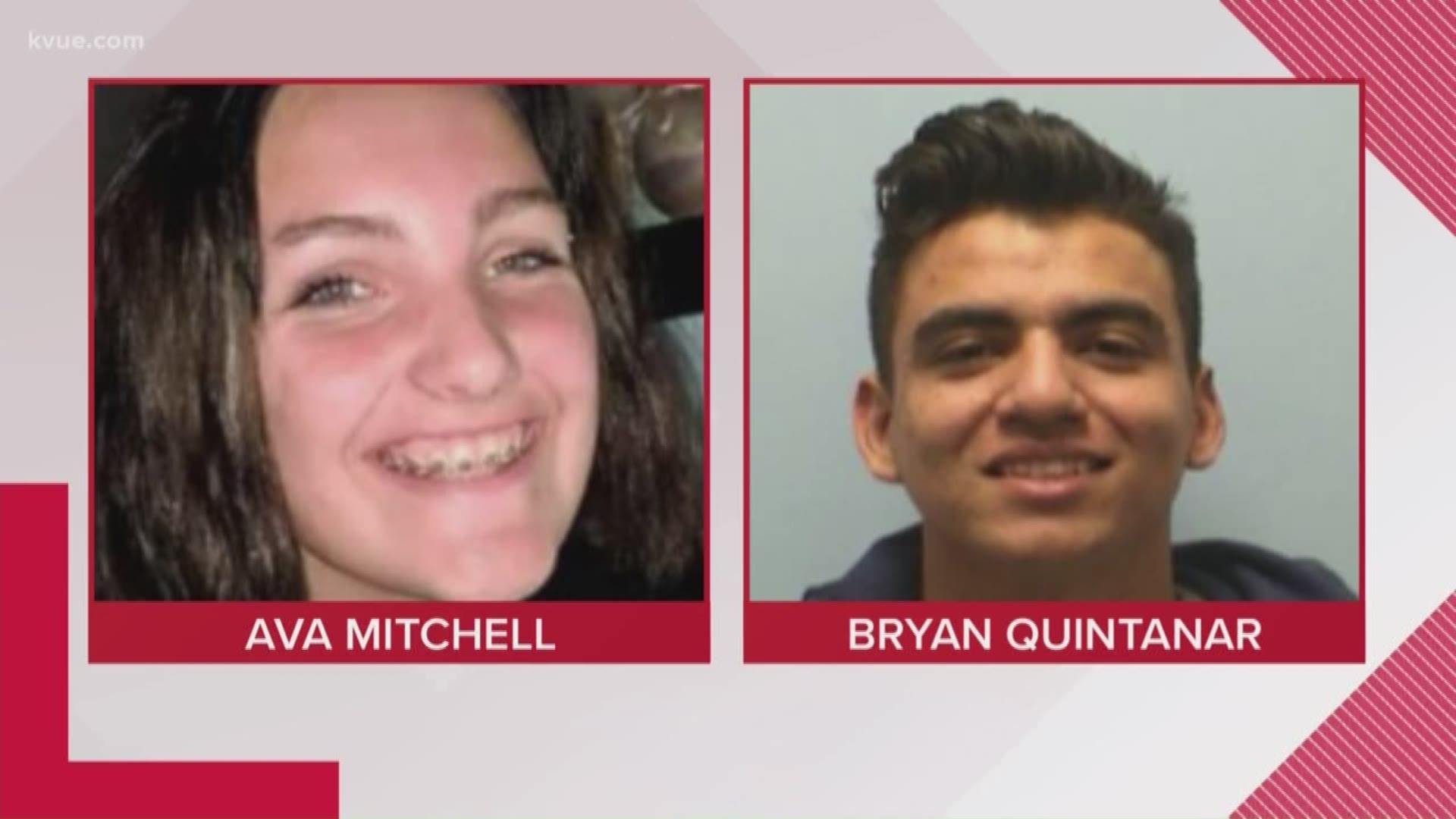 Ava Mitchell was last seen with 22-year-old Bryan Quintanar.