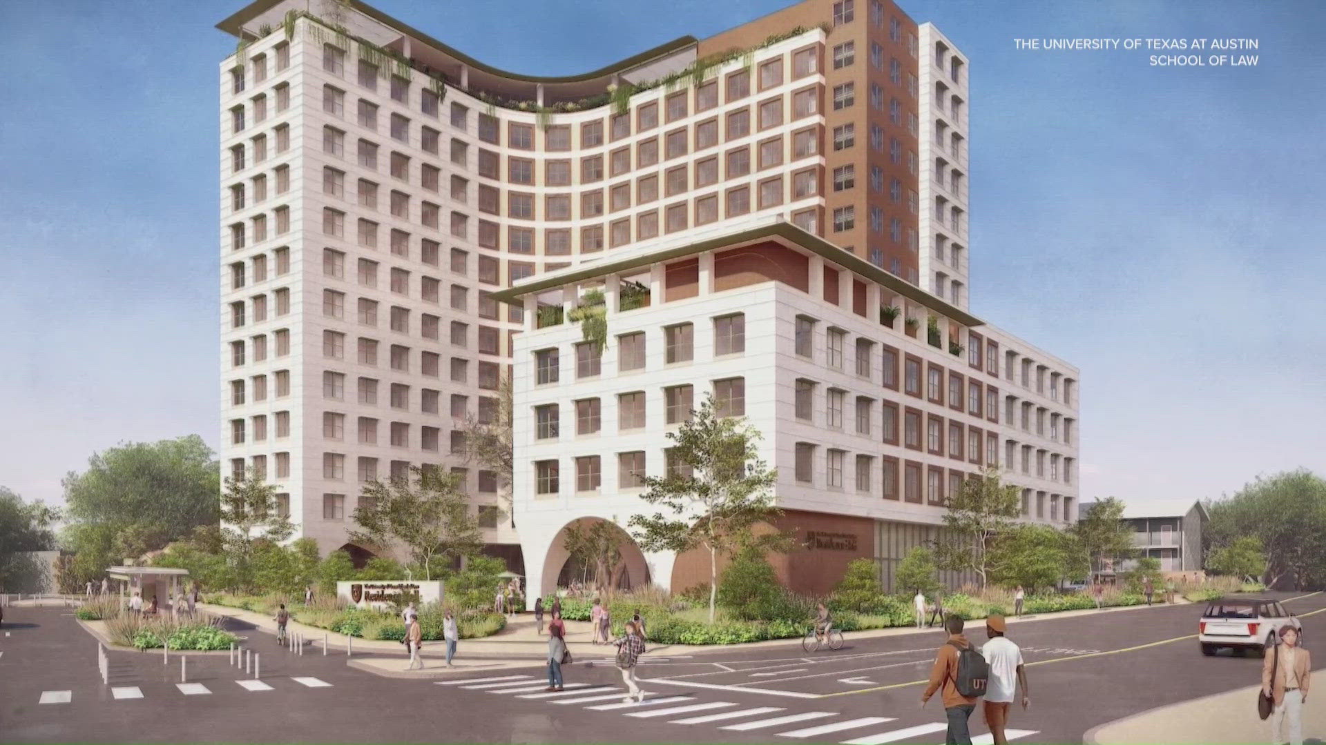 kvue.com - Morgan McGrath - UT Austin to start construction on new dorm for law school students