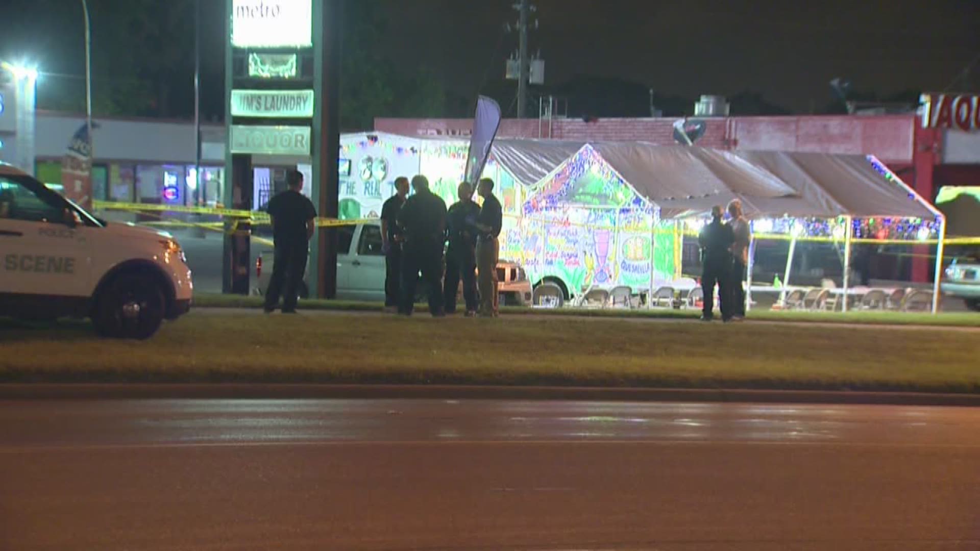 One person was shot and killed early Sunday after an argument outside a food truck.
