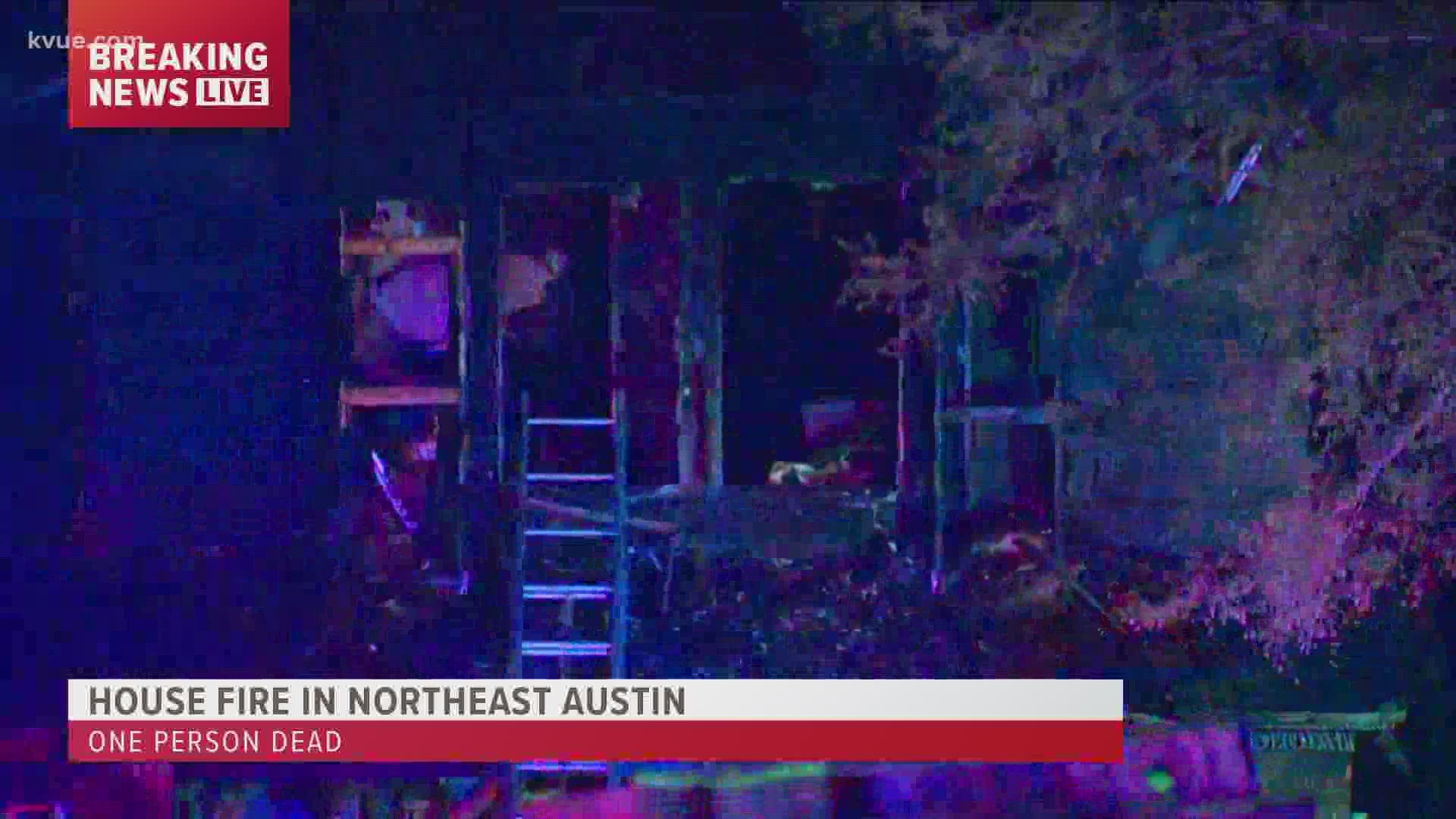 One person was killed in a house fire in northeast Austin. Crews also responded to a gas station fire in southeast Austin.