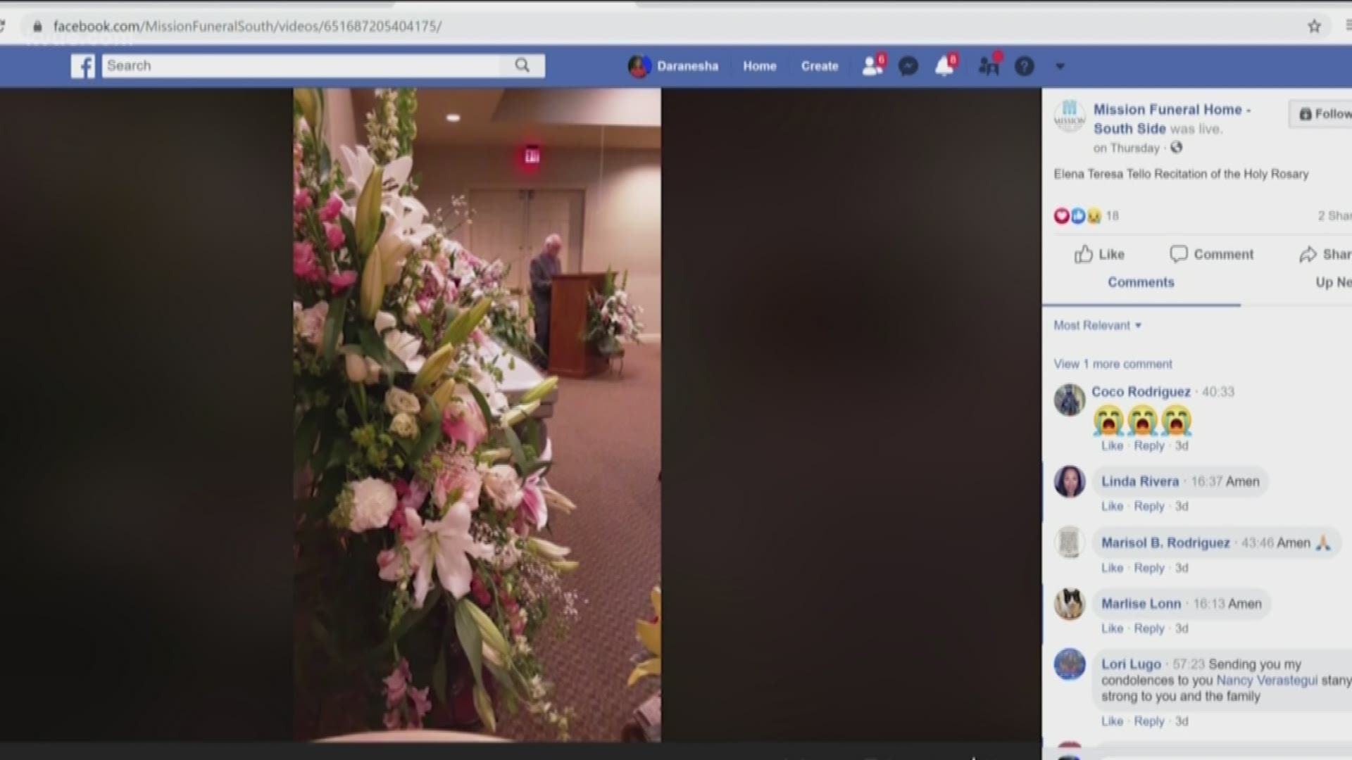 Social distancing is challenging, especially for families dealing with the loss of a loved one. Now some families are finding new ways to pay their final respects.