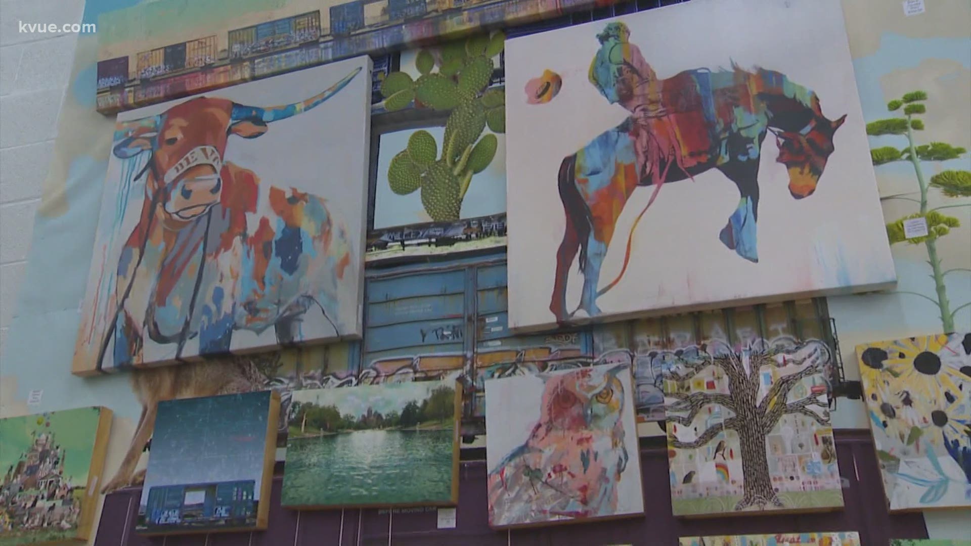 KVUE's "Keep Austin Local" series continues. This time, Brittany Flowers stopped by the Blue Genie Art Bazaar.