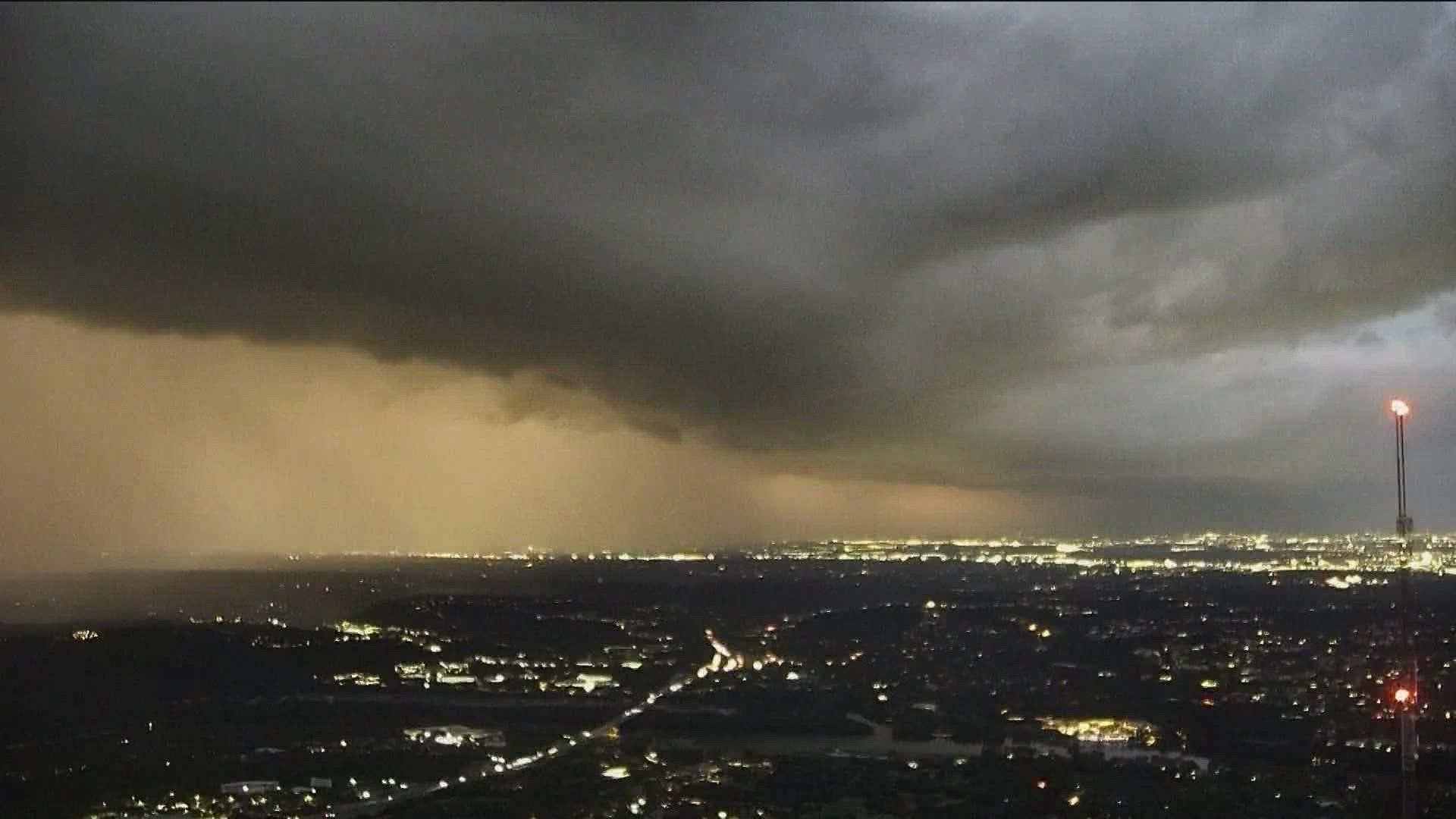 Rain and high winds led to a ground stop at the Austin-Bergstrom International Airport. The ground stop was lifted at around 9:30 p.m. on Nov. 4.