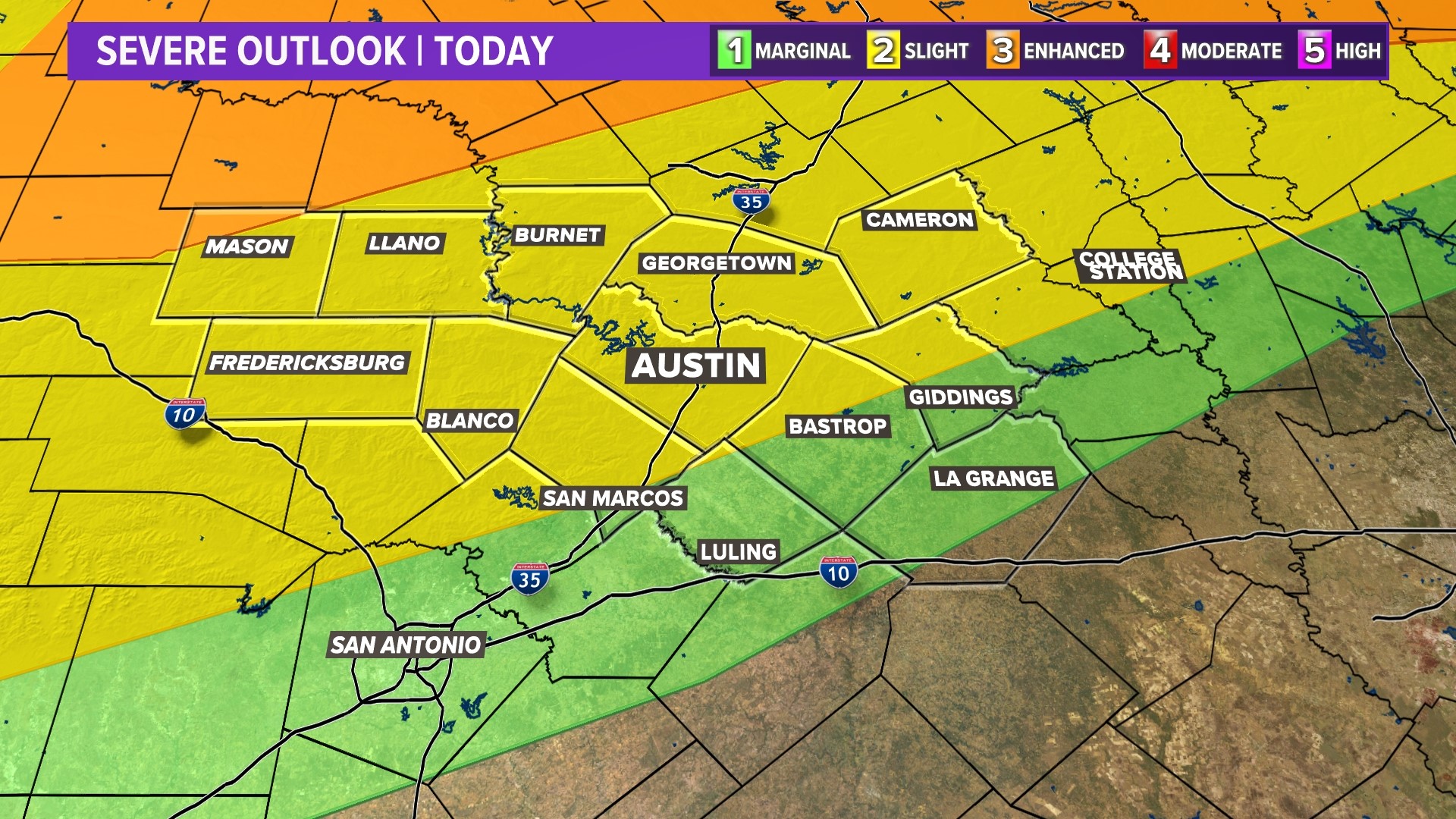 Severe Storms Possible Saturday Afternoon And Evening Kvue severe-storms-possible-saturday-afternoon-and-evening-kvue