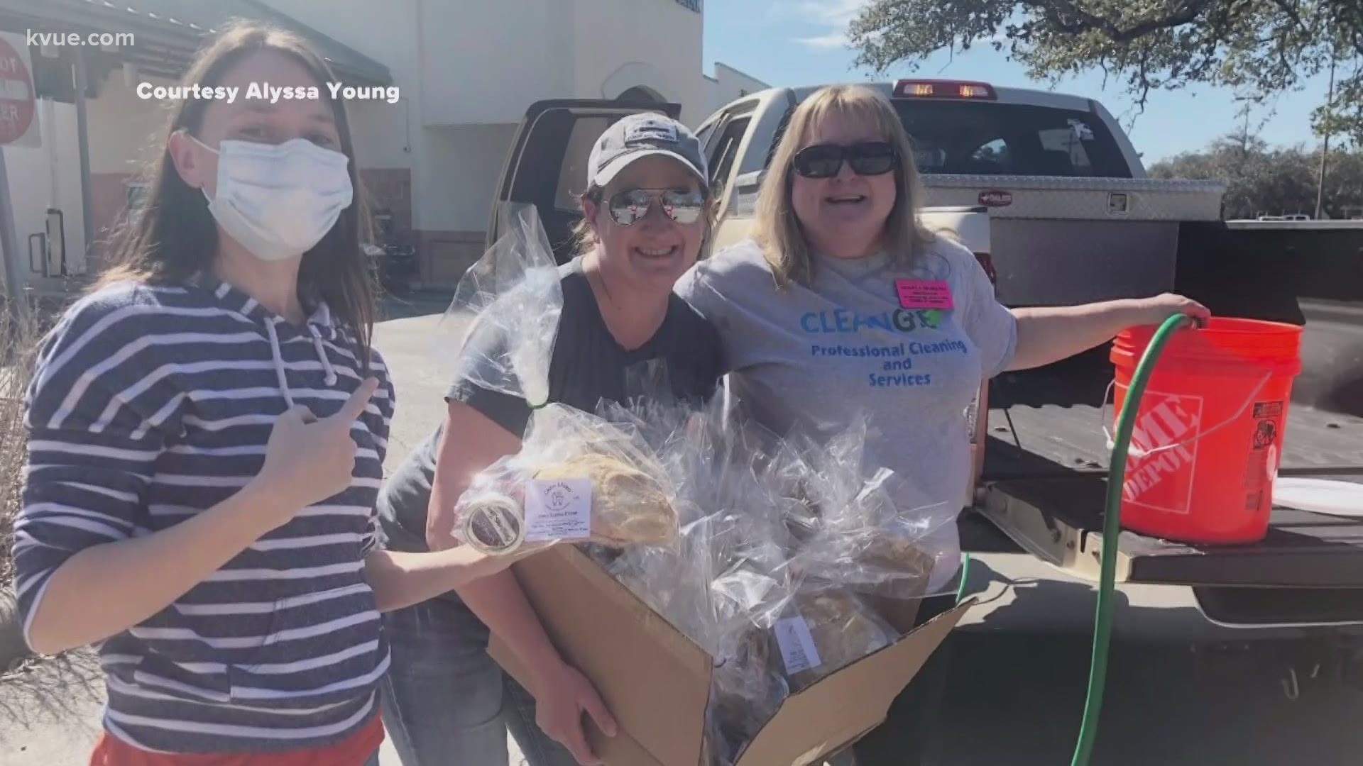 From food delivery drives to letting neighbors use their showers, Texans are showing their generosity during a time of crisis.