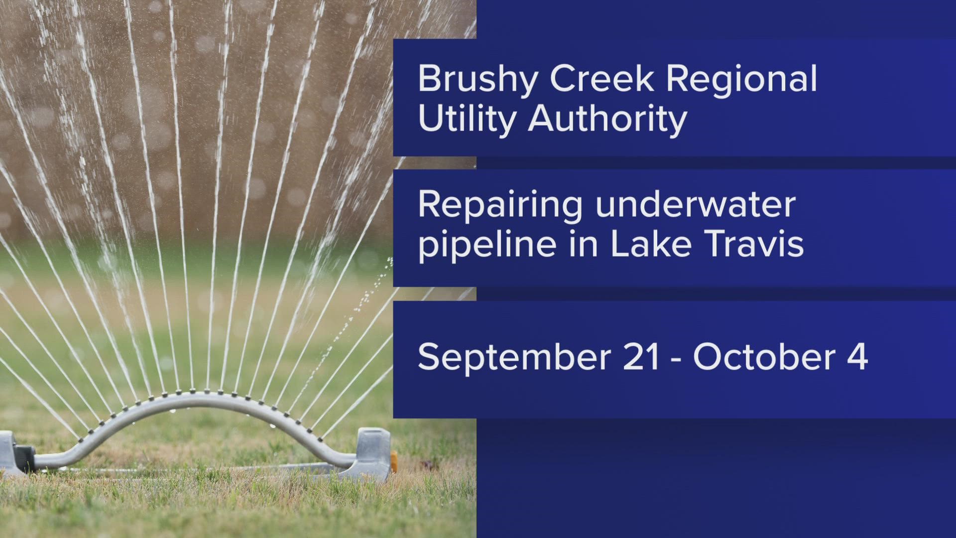 Temporary irrigation ban in Cedar Park