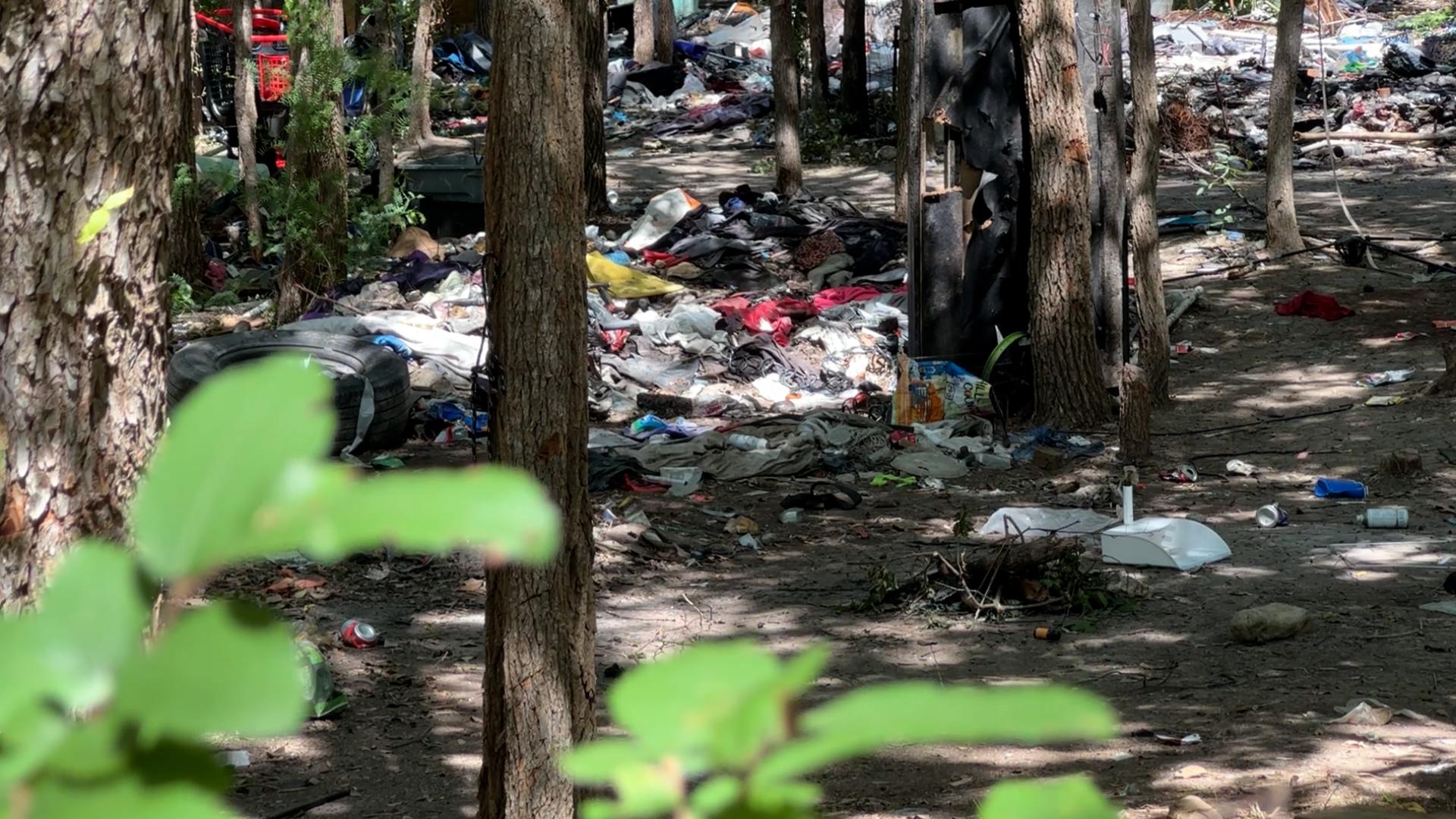 Southeast Austin homeless camp cleanup brings relief to some neighbors ...