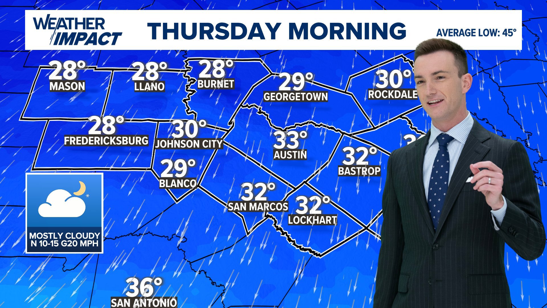 Light freeze for Austin area Thursday morning; more strong cold fronts ...