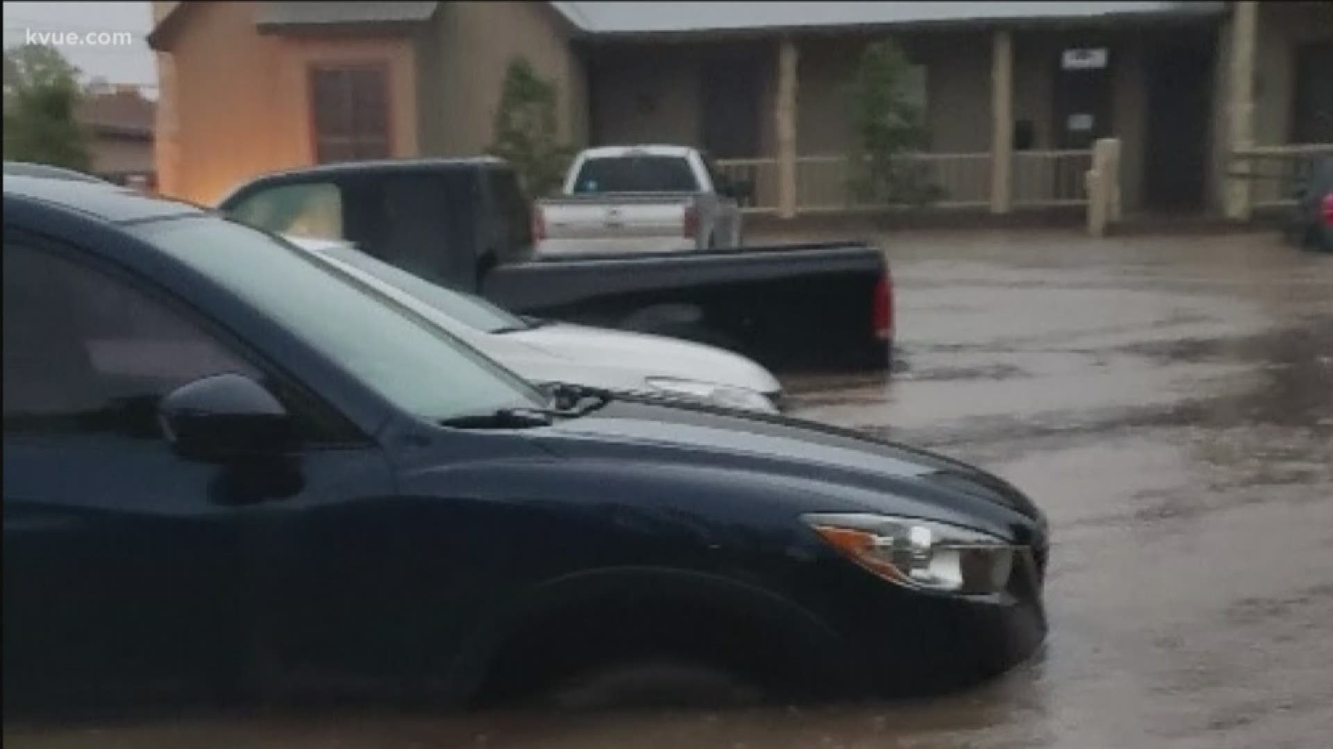 Part of Mercer street in downtown Dripping was flooded, including Homespun, a popular restaurant.