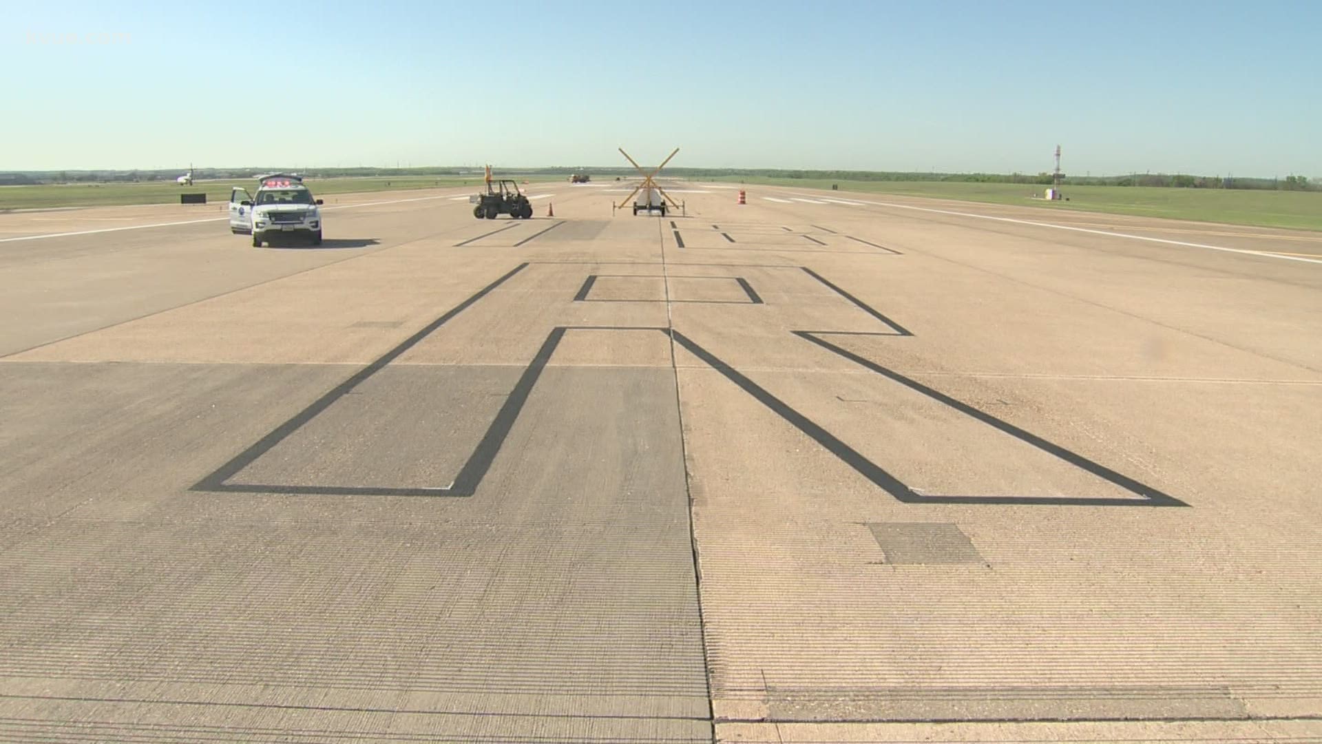 A new and improved runway is officially open at Austin's airport.