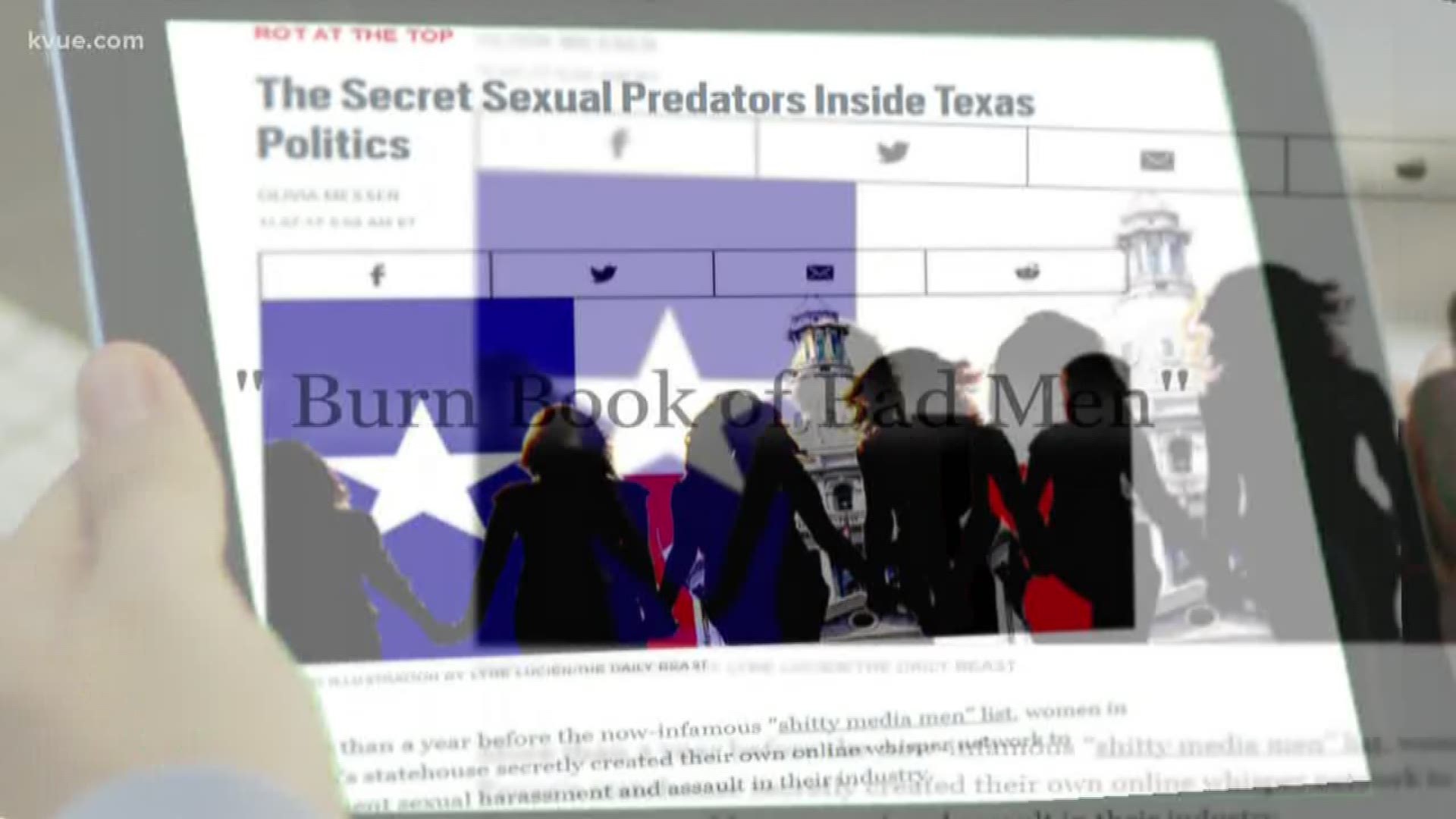 In today's Texas This Week -- we sit down with an editor from our news partners at the Texas Tribune to discuss their investigation into claims of sexual assault at the Texas Capitol.