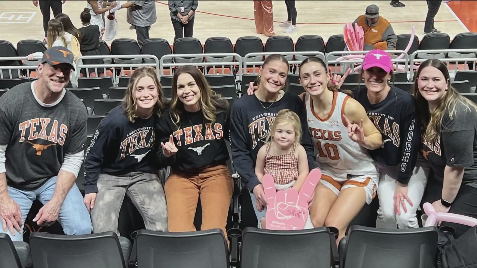 KVUE's Cory Mose spoke with Texas women's basketball star Shay Holle and her incredible family. She's surrounded by a long legacy of Longhorns.