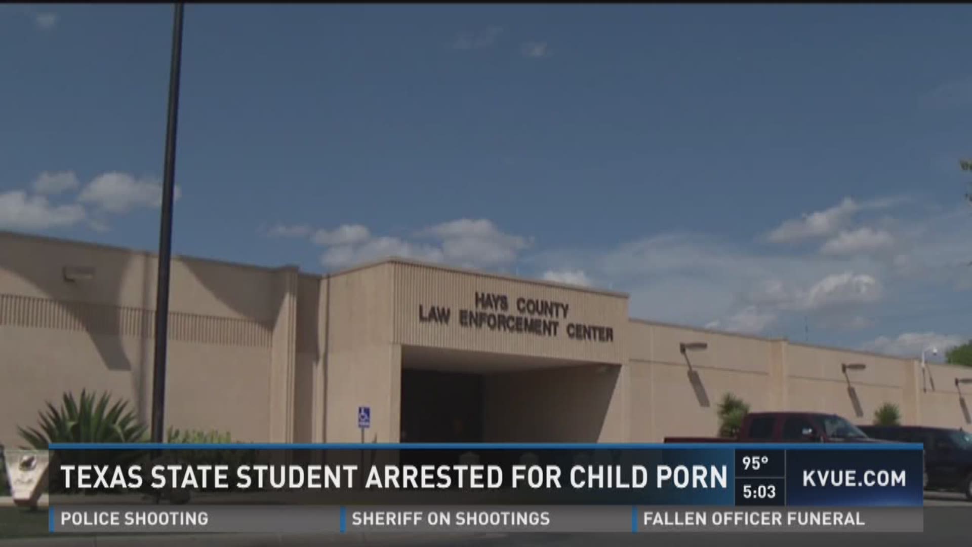1920s Porn Aoo - Texas State student arrested on child porn charges | kvue.com