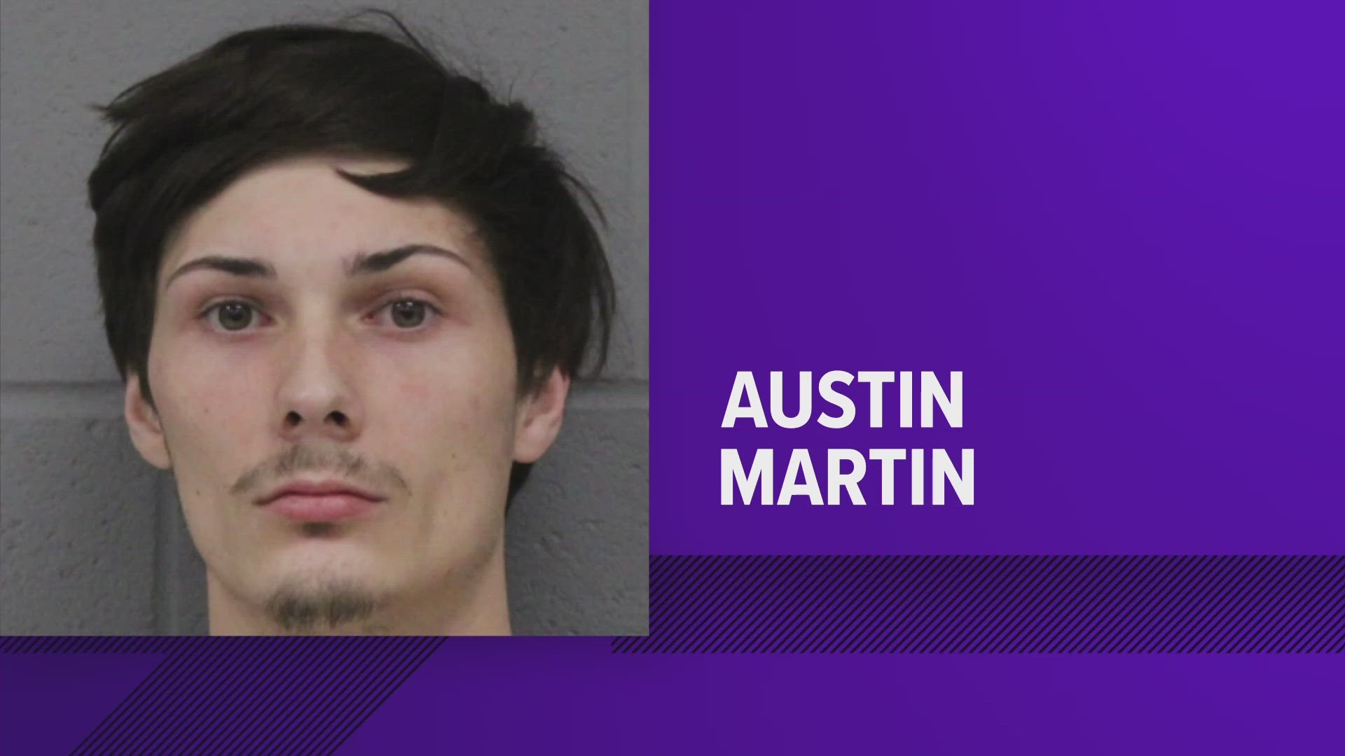 Austin Martin was charged with two counts of aggravated assault with a deadly weapon after a road rage incident in January.