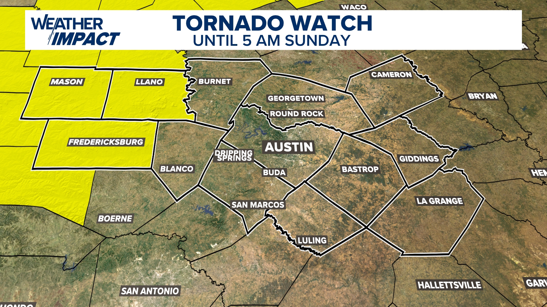 Austin-area weather: Central Texas faces storm risk over Easter weekend ...