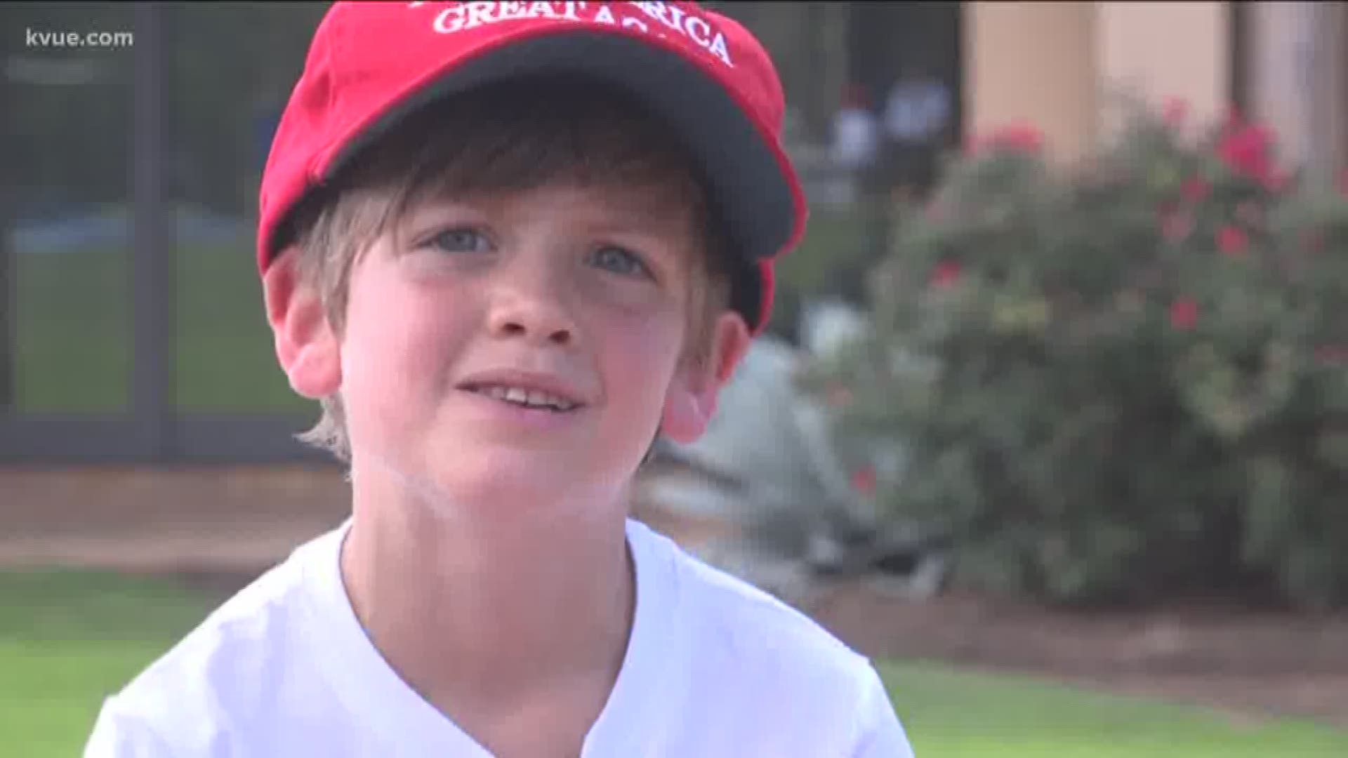 A 7-year-old Austin boy selling hot chocolate as a fundraiser for President Trump's border wall started a social media frenzy, but for him it's turned into what you could call a successful business.