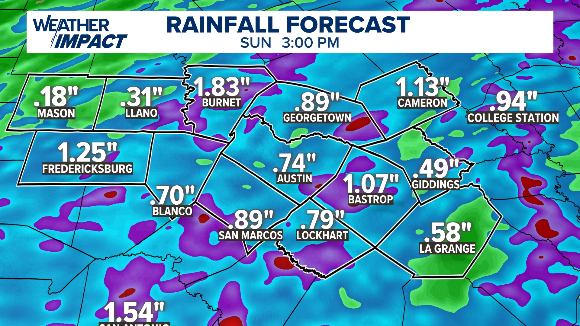Weather Impact Alert | Isolated severe storms possible Saturday | kvue.com