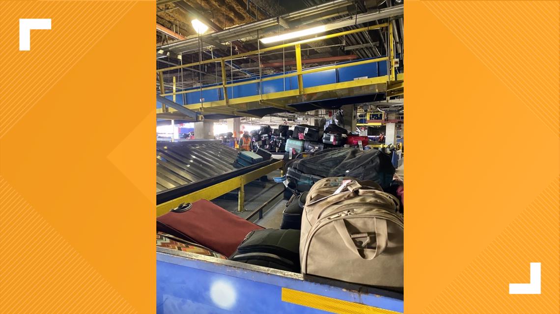 Austin airport A look inside the baggage handling system