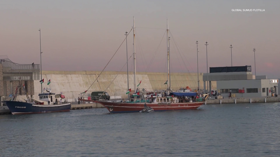 Israel stops boats in Gaza-bound aid flotilla, with Austinite aboard one of the vessels