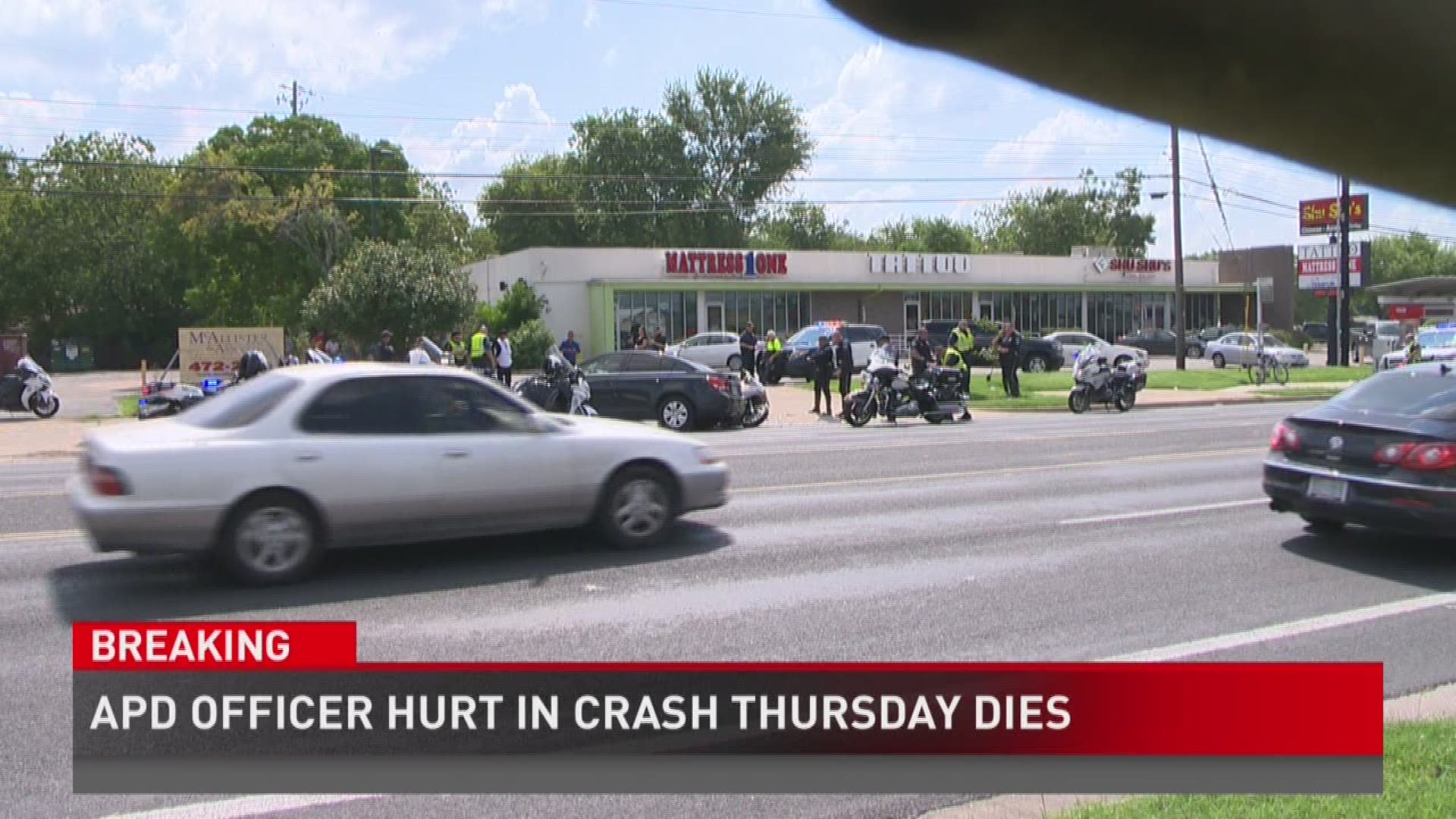 APD officer hurt in Thursday crash dies