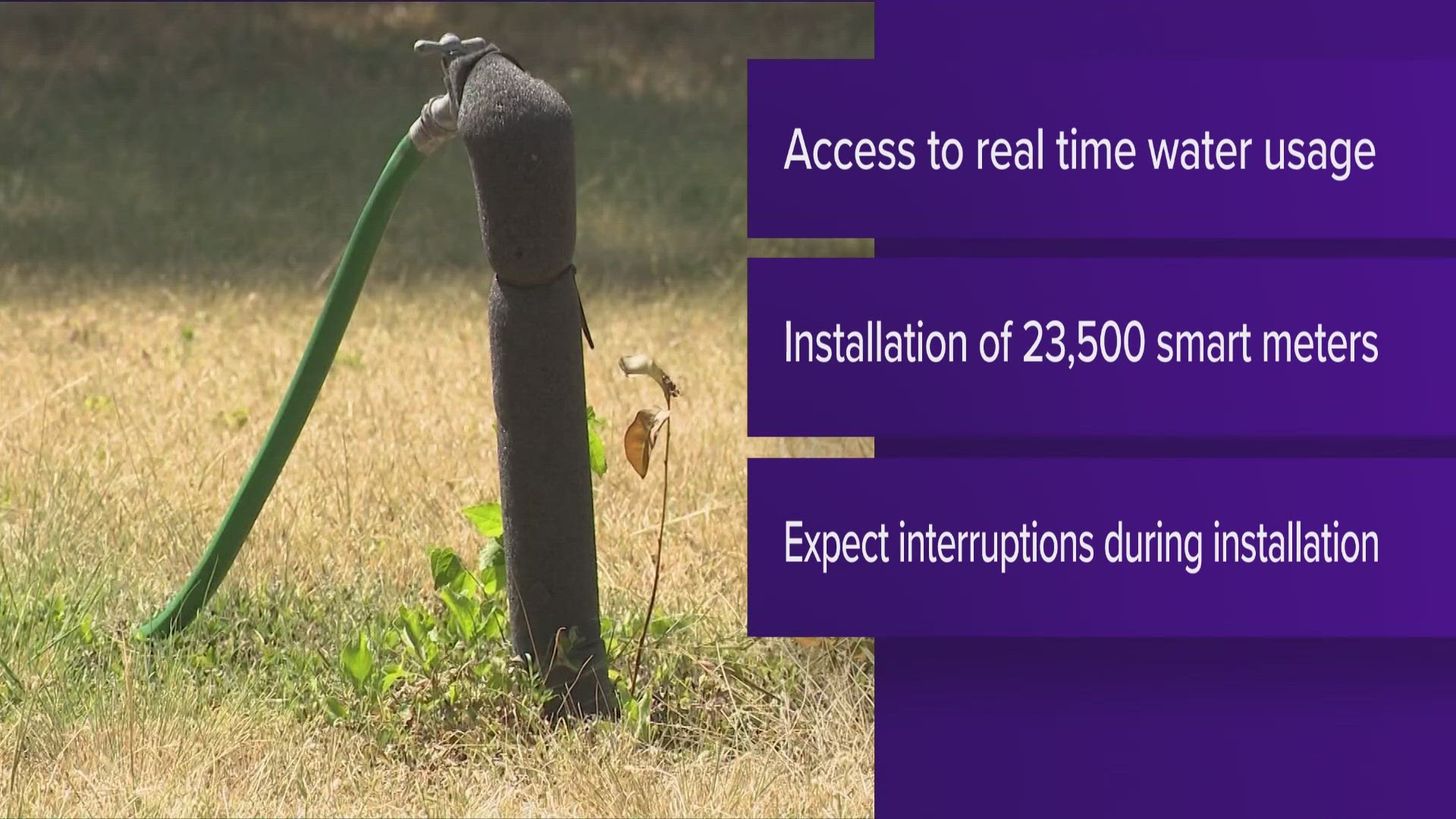 Water Utility upgrading meter system