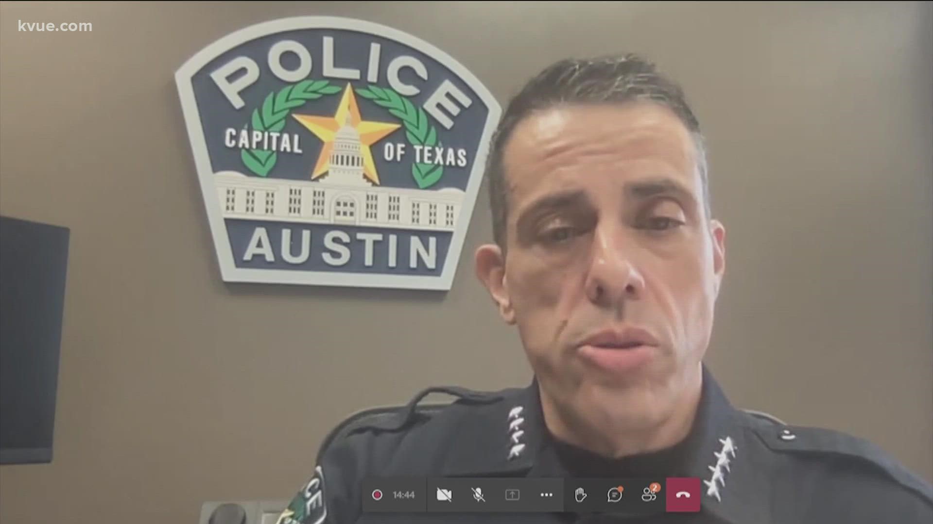 Austin Police Chief Joseph Chacon said the department is planning to boost staffing in the downtown area for New Year's Eve.