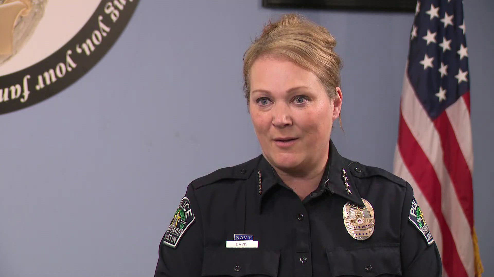 Austin Police Chief Lisa Davis outlines accountability efforts, response  times, staffing efforts