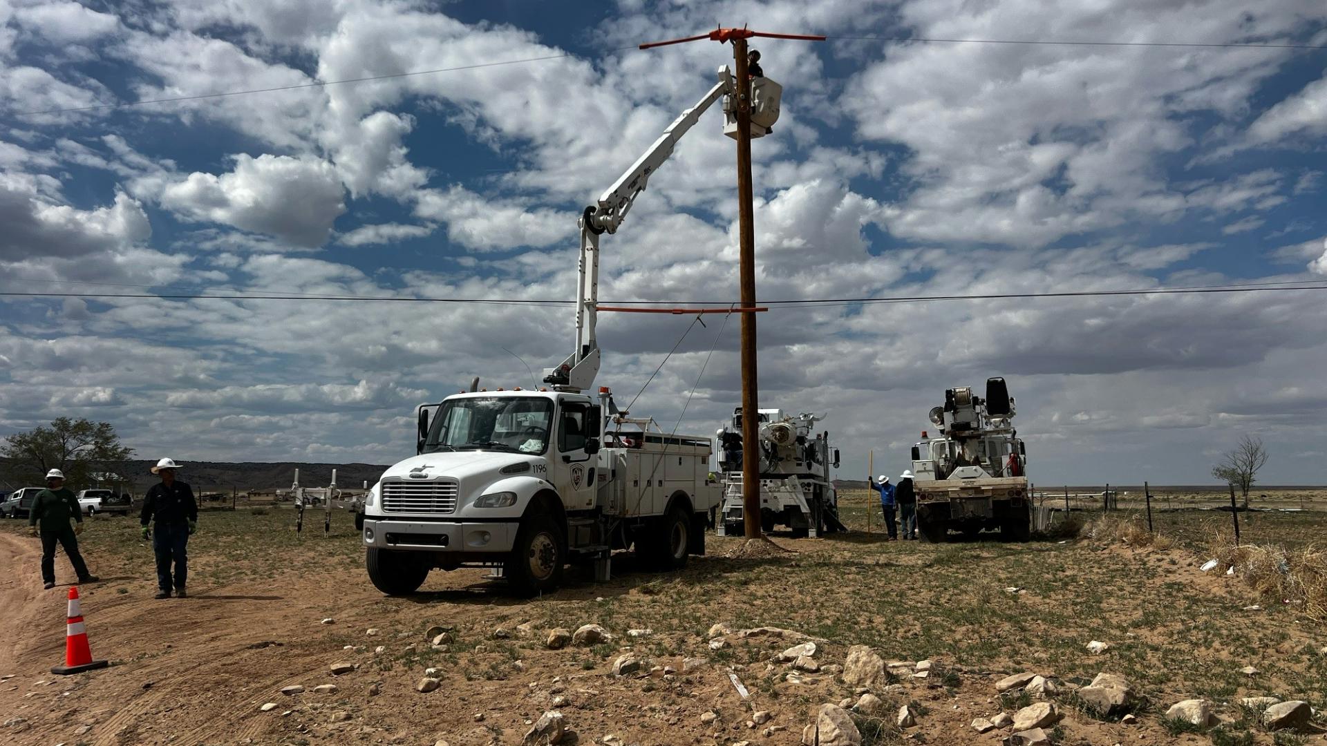 Austin Energy is helping connect the Navajo Nation with reliable electricity. And one of teh linemen who worked on the project has a personal connection.