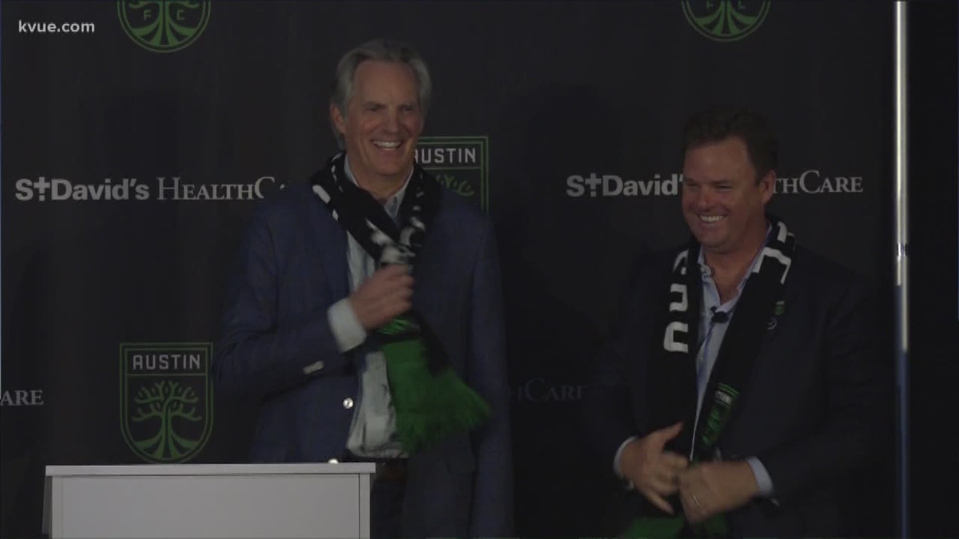 Austin FC announced St. David's Healthcare as its first founding corporate partner.