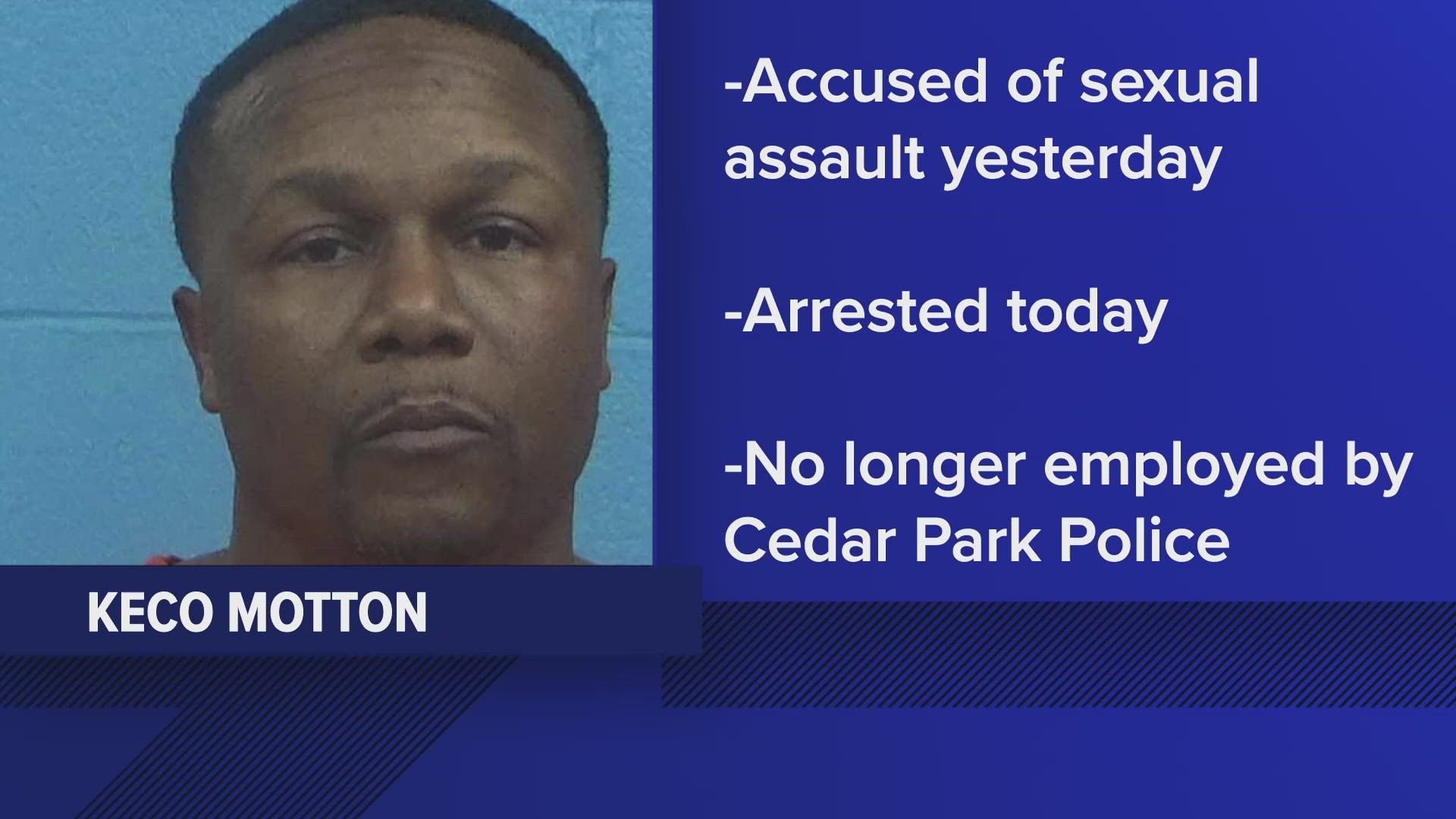 Cedar Park police officer arrested for sexual assault | kvue.com