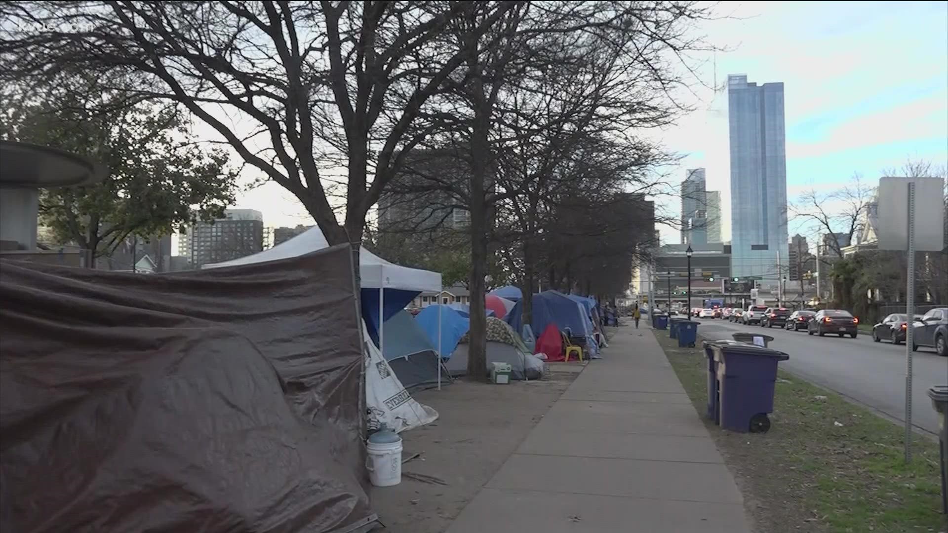 Austin city leaders are still debating a possible plan to make designated camping sites for the city's homeless population.