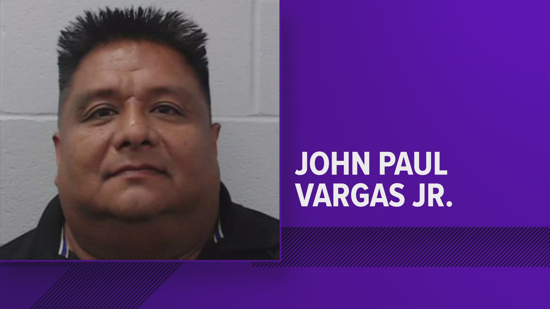 John Paul Vargas, 45, is accused of stealing between $150,000 and $300,000 worth of property.