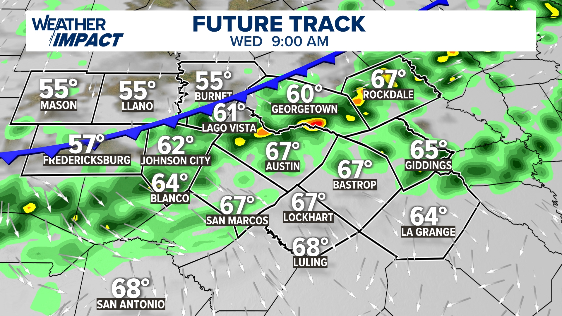 Next Central Texas cold front arrives Wednesday | kvue.com