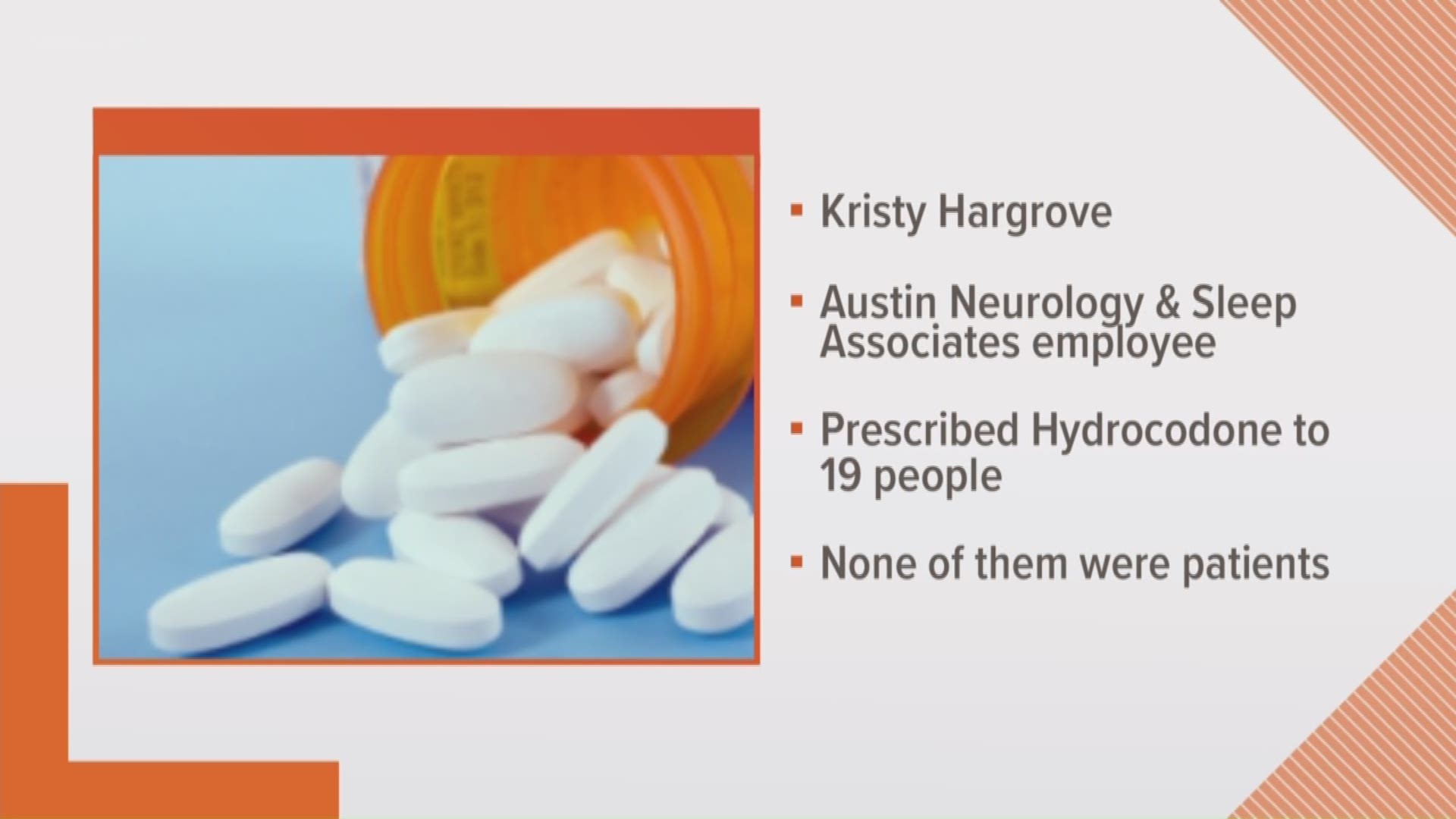 An austin sleep clinic employee is facing charges of illegally prescribing drugs.
