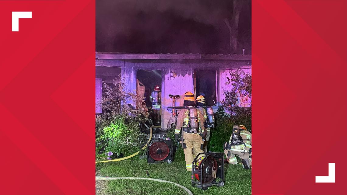 Fire damages house in East Austin; 1 person, 1 cat rescued | kvue.com