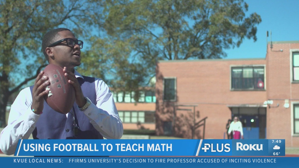 Timothy Decook Math Coach North Texas teacher uses football to help teach math | kvue.com