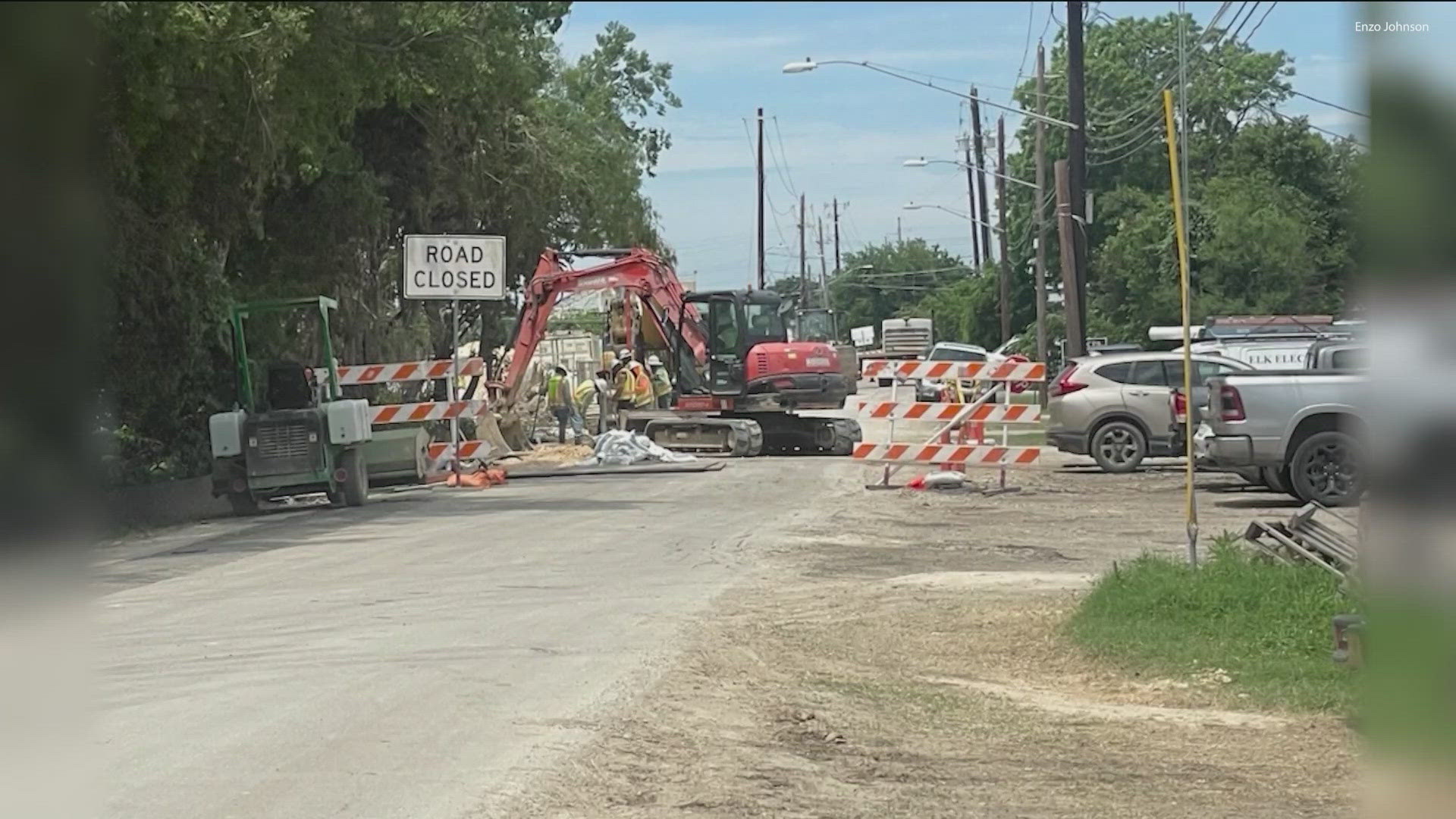 A South Austin record store owner is calling for compensation after he says condo construction is blocking access to his business.