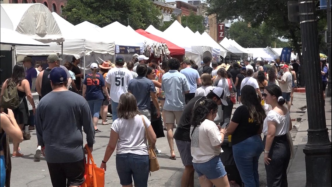 Austin, Texas Pecan Street Festival longest running art fest