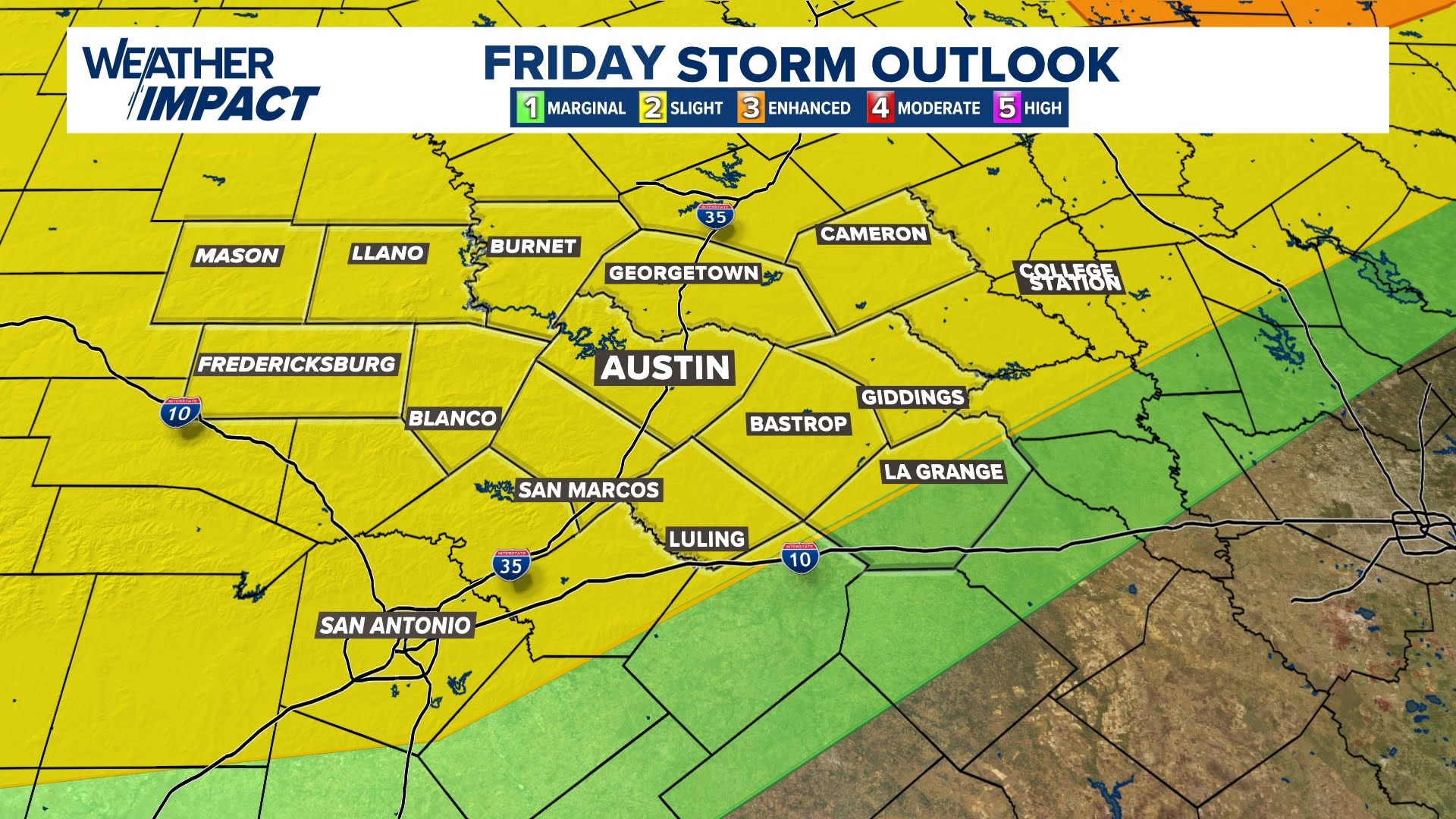 Austin-area weather: Rain chances increase for Central Texas later in ...
