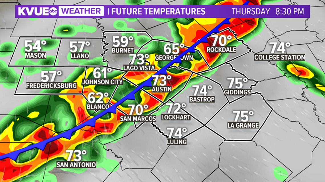 Austin weather Fall temperatures returning