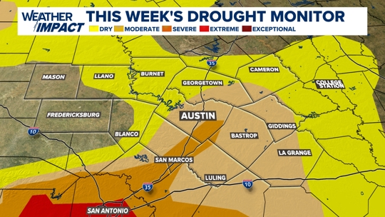 Central Texas drought worsens from last week to this week | kvue.com