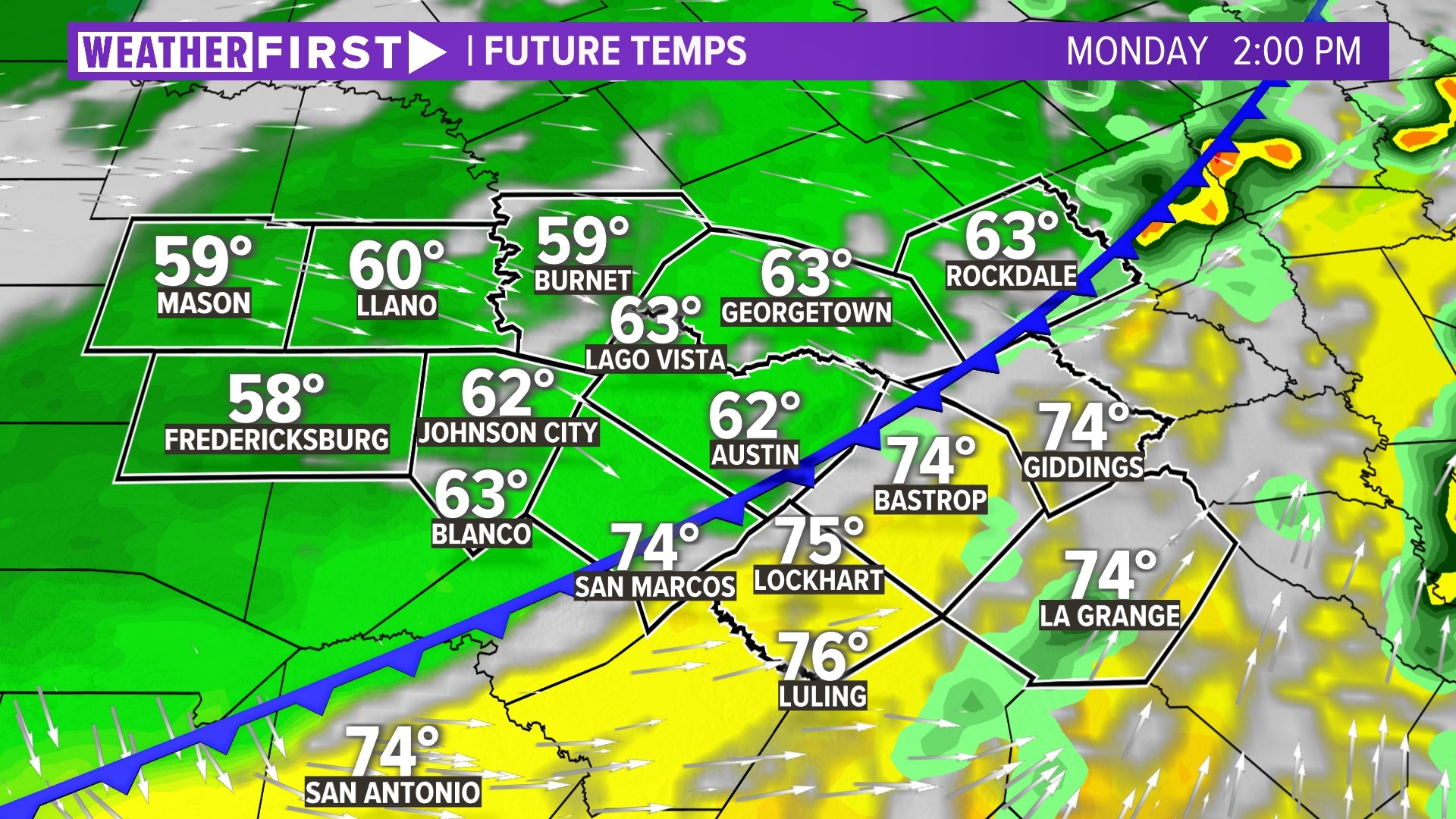 Austin, TX weather forecast: Storms possible to start the week | kvue.com