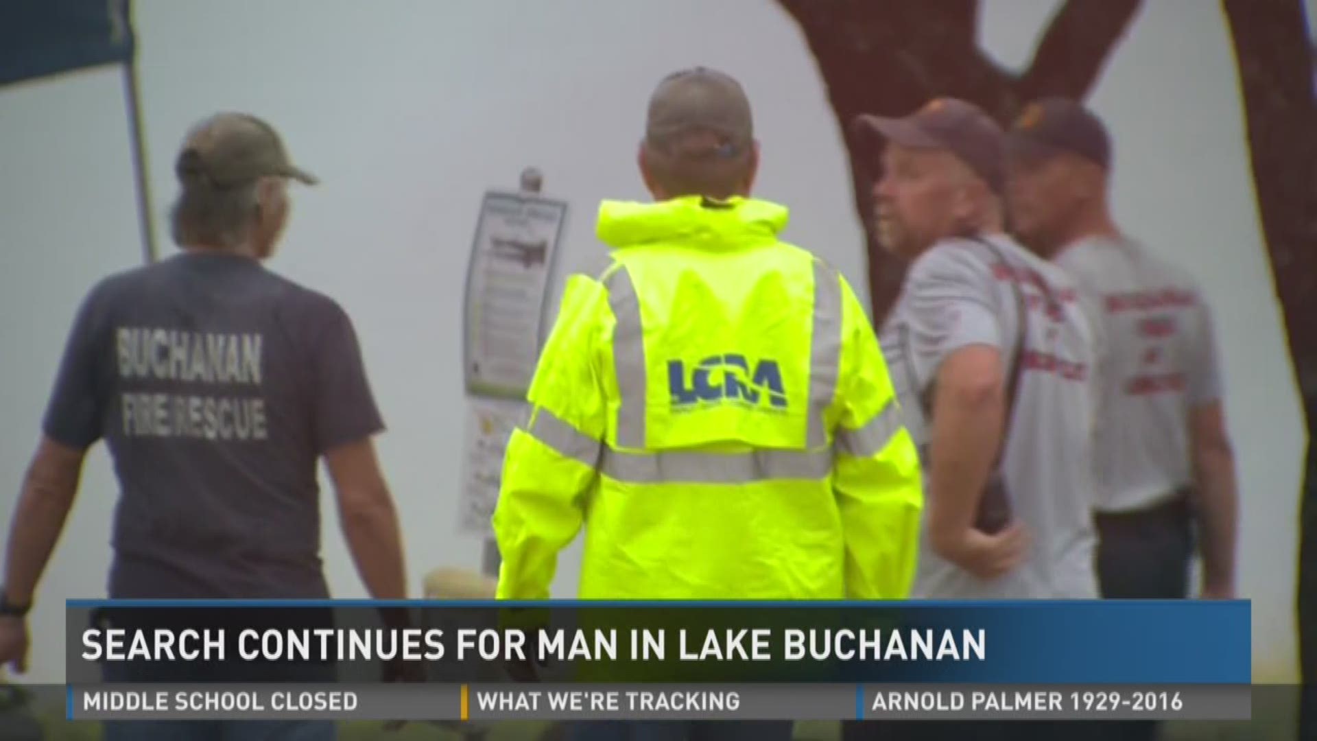 Search continues for man in Lake Buchanan
