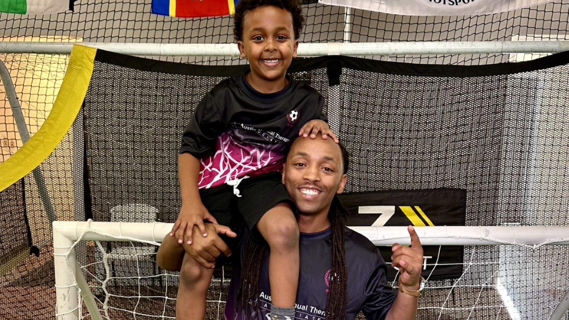 Teddy Vickers' journey began in Ethiopia. Now, he runs a soccer training center in Austin.