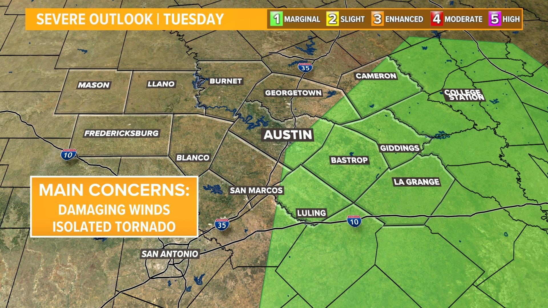 Timeline: Rain and storms likely through Wednesday morning | kvue.com