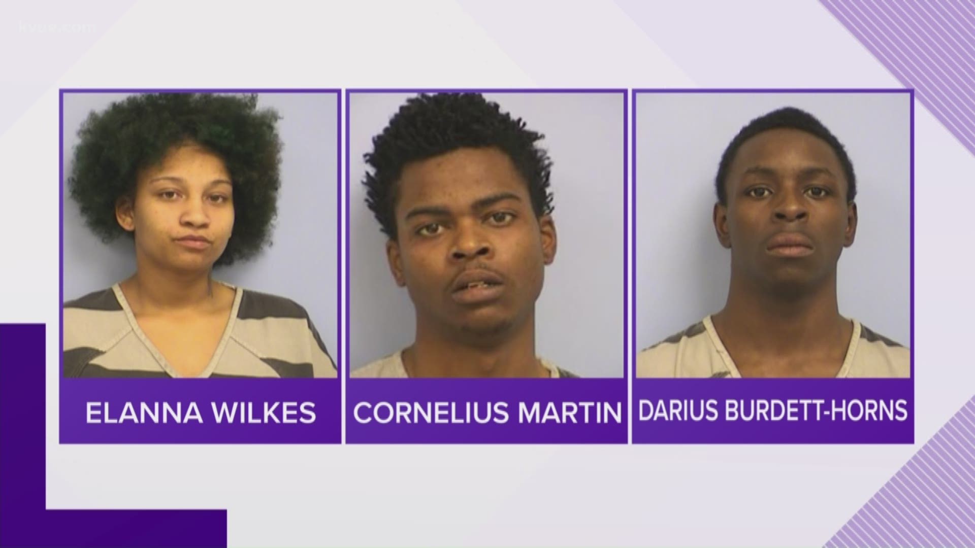 Three people -- Elanna Wilkes, Cornelius Martin and Darius Burdett-Hornsby -- have been arrested for the murder of an Air Force service member.