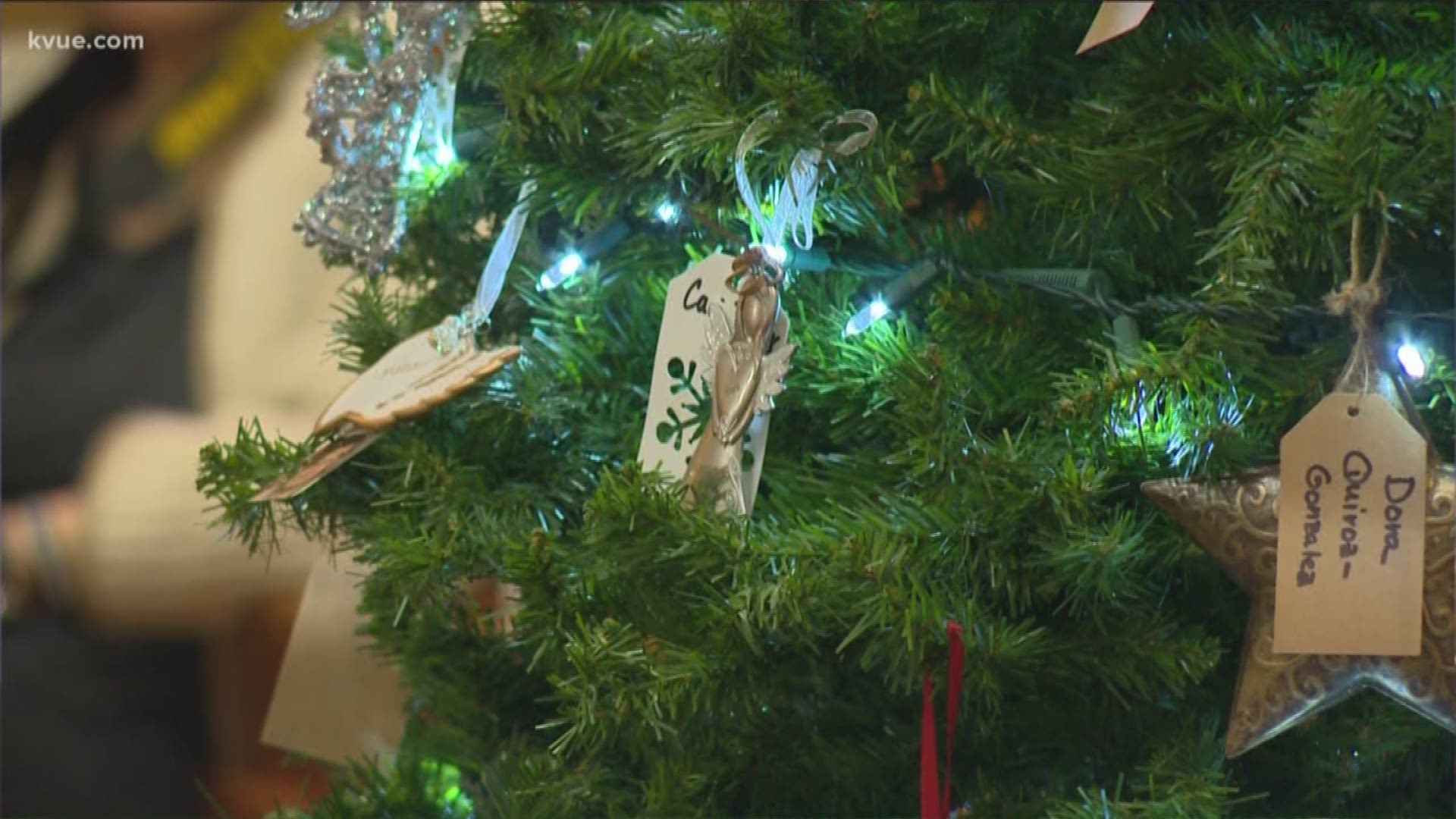 The "Trees of Angels" honor the victims and survivors of violent crimes.